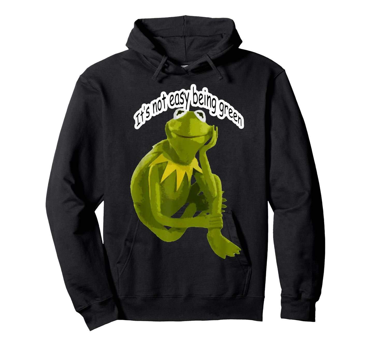Retro Quote Its Not Easy Being Green Funny Frog Animal Meme T-Shirt