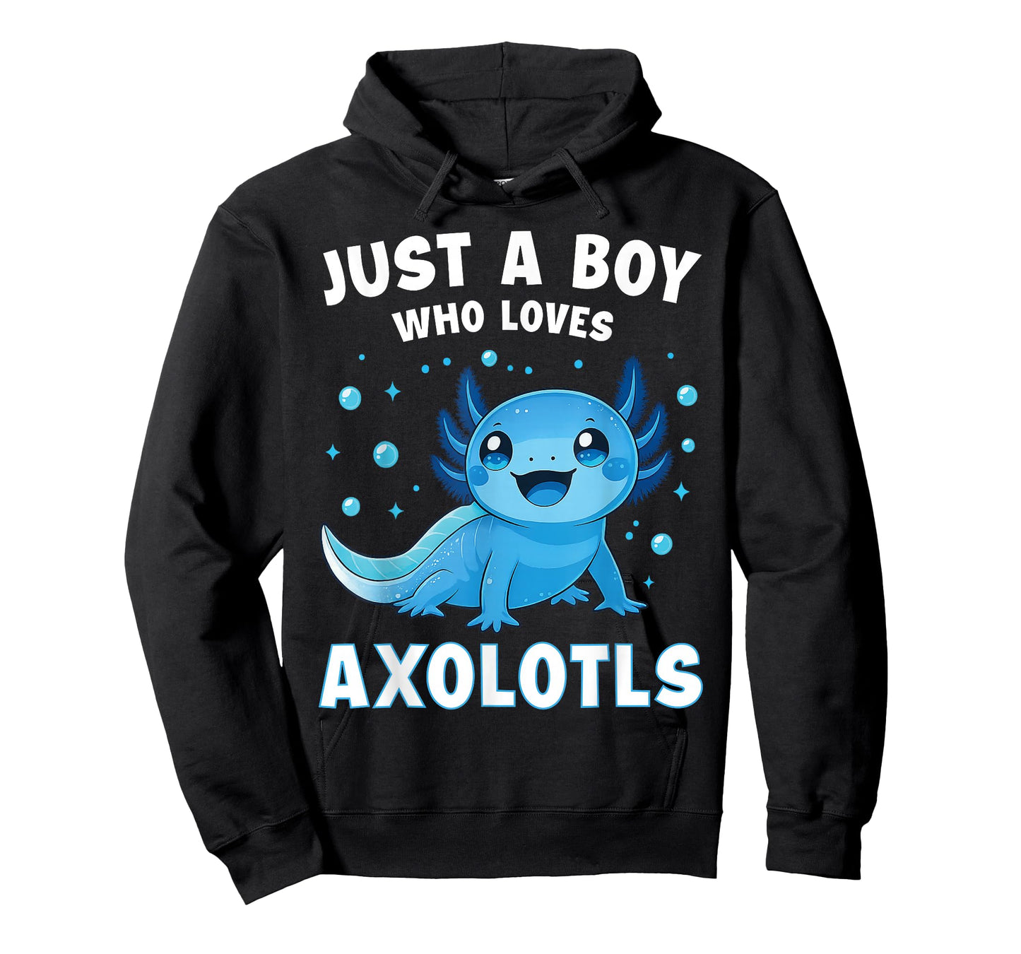 Just A Boy Who Loves Axolotls Boys Kids Kawaii Axolotl Lover T-Shirt