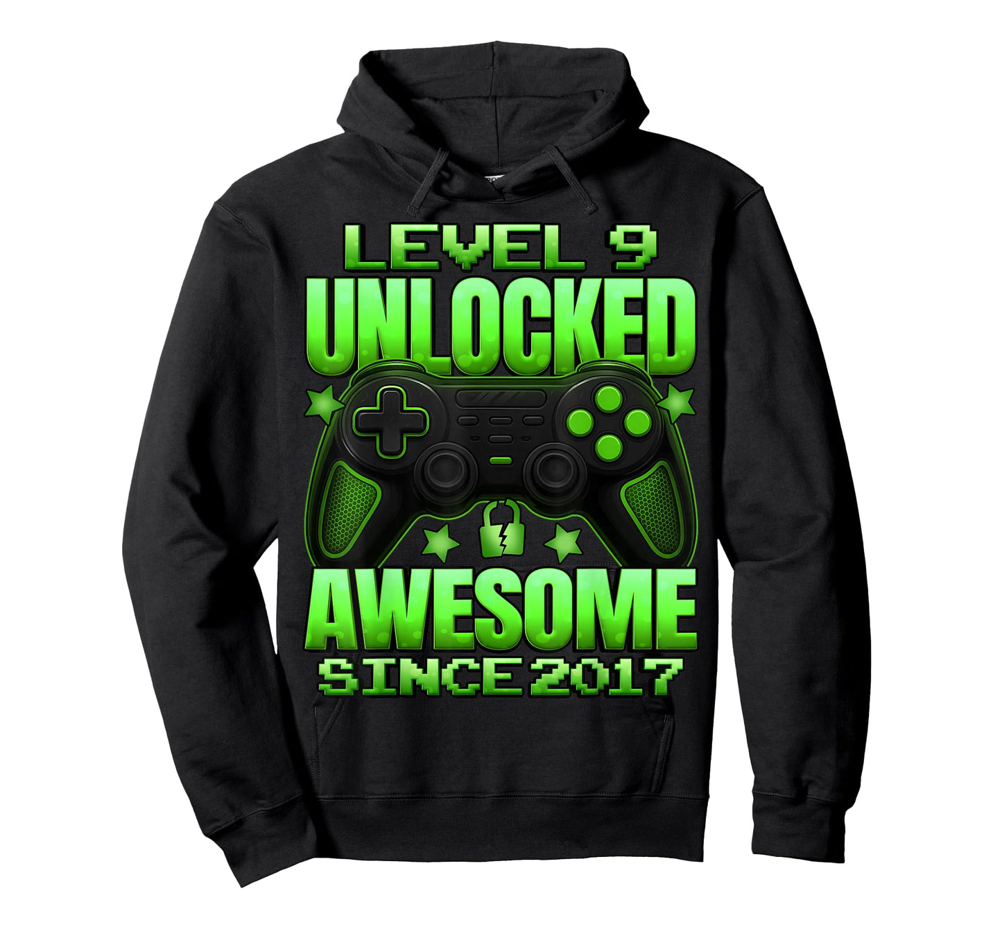 Level 9 Unlocked 9 Year Old Gifts for Boys 9th Birthday Boy T-Shirt
