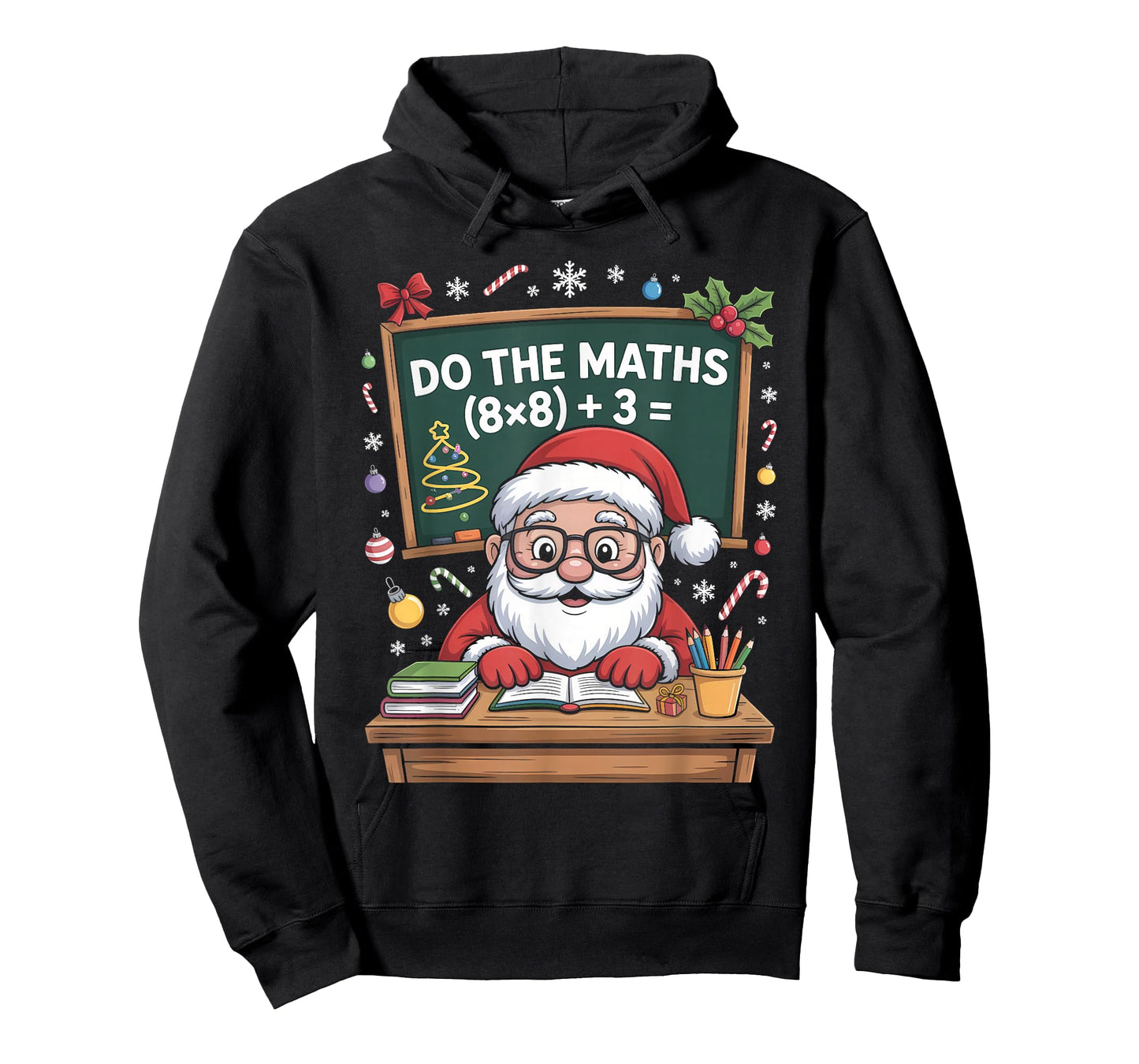 67 Teacher Christmas Santa Claus Six Seven Meme Do The Maths T-Shirt