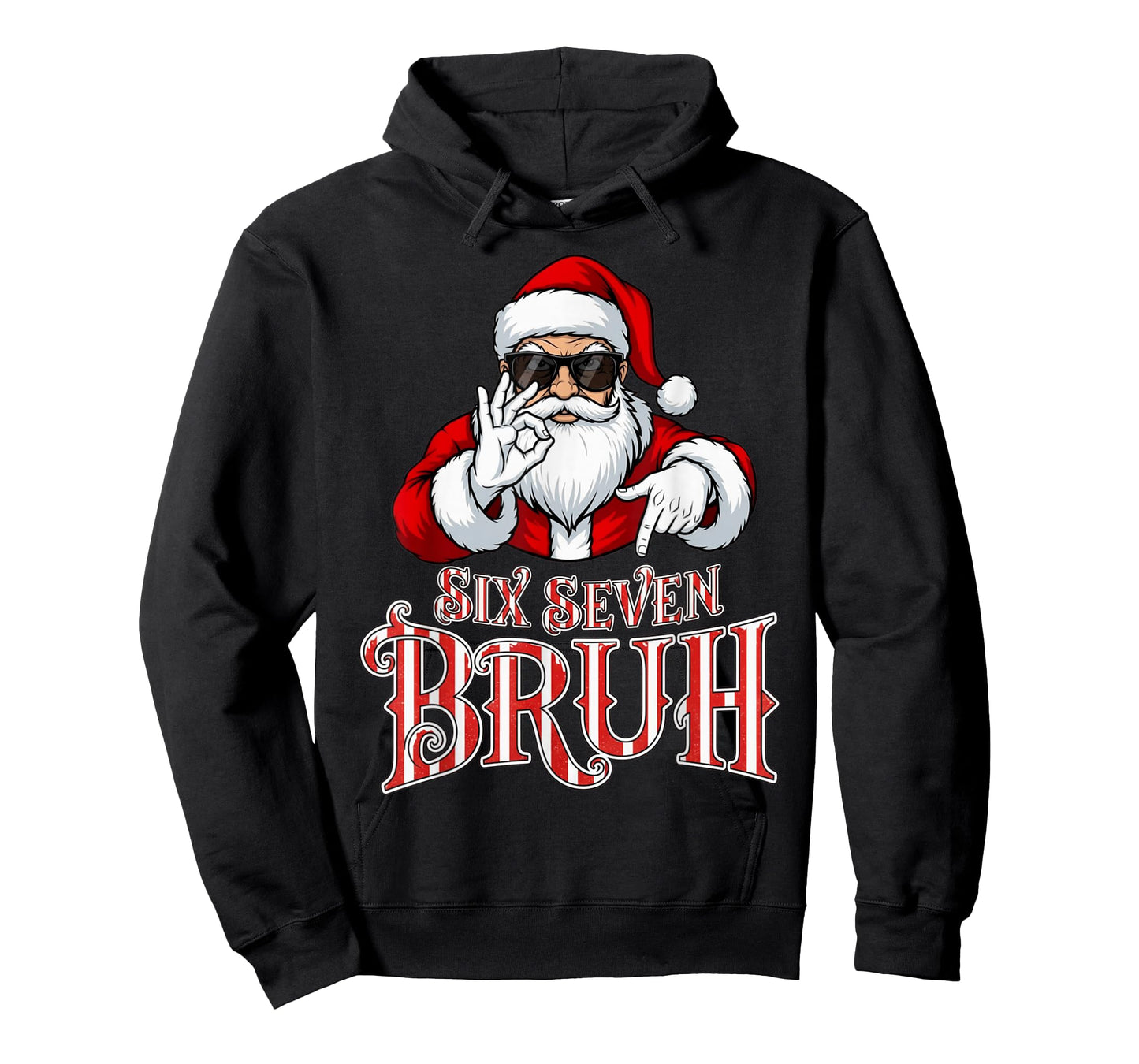 Funny Six Seven Bruh Santa Meme Christmas 67 T-Shirt