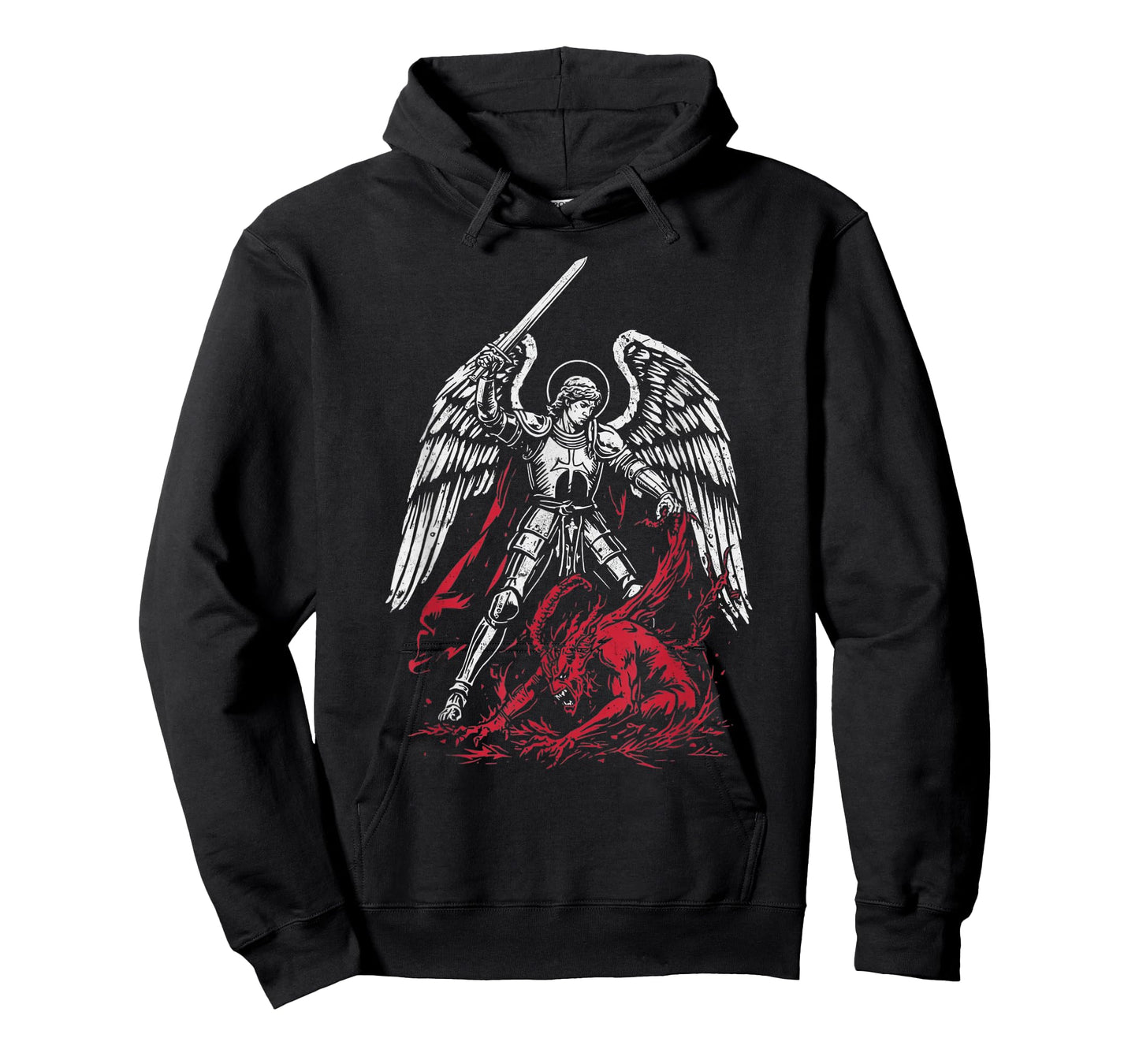 St Michael The Archangel Defeats Satan Catholic T-Shirt