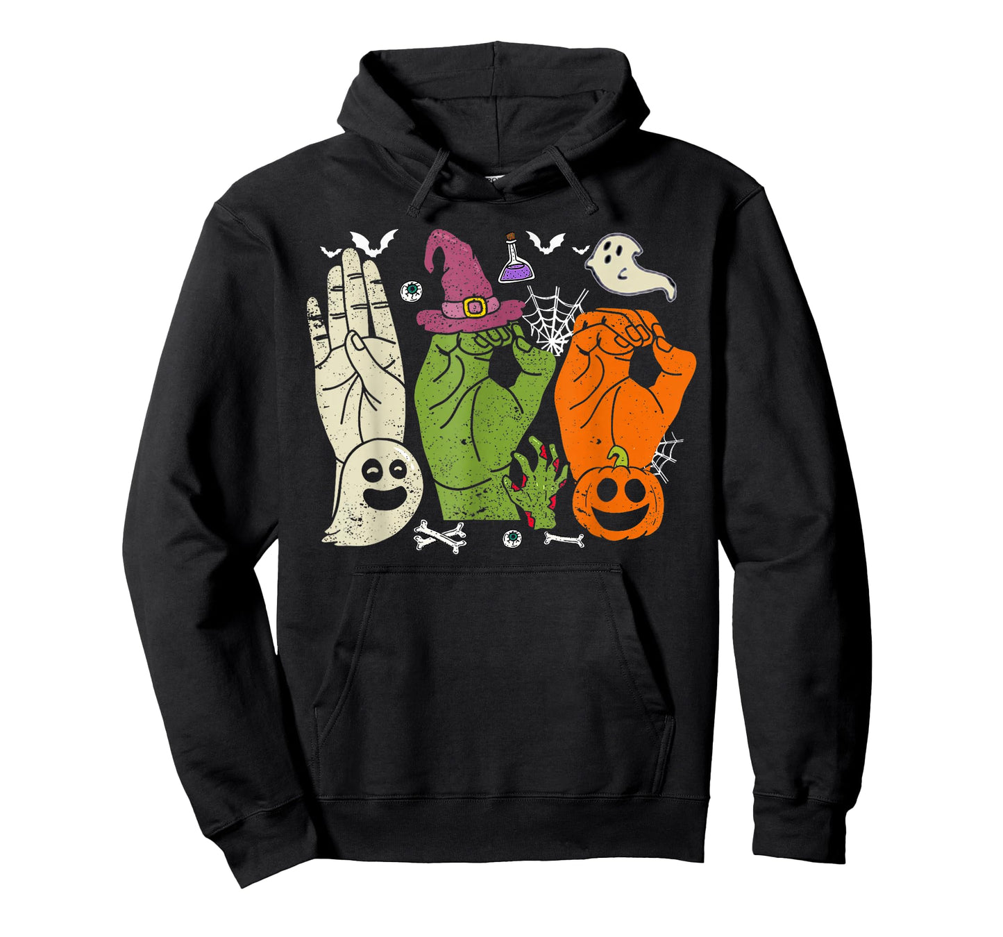 Halloween SPED Teacher Boo in ASL Boo Hands Sign Language T-Shirt