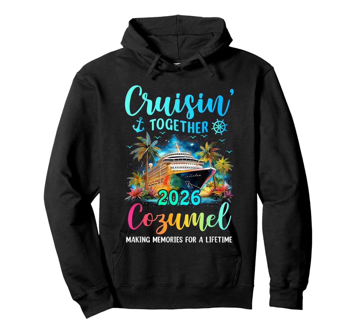 Cruisin' Together Cozumel 2026 Family Cruise Vacation T-Shirt