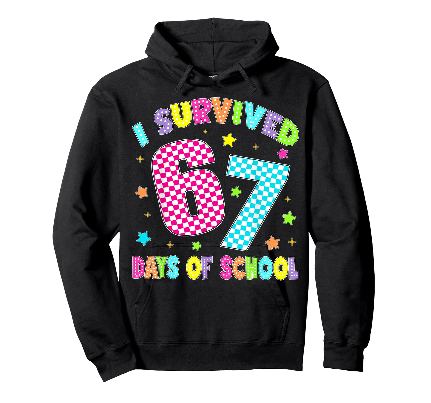 I Survived 67 Days of School Six Seven 67 Meme Slang Kids T-Shirt