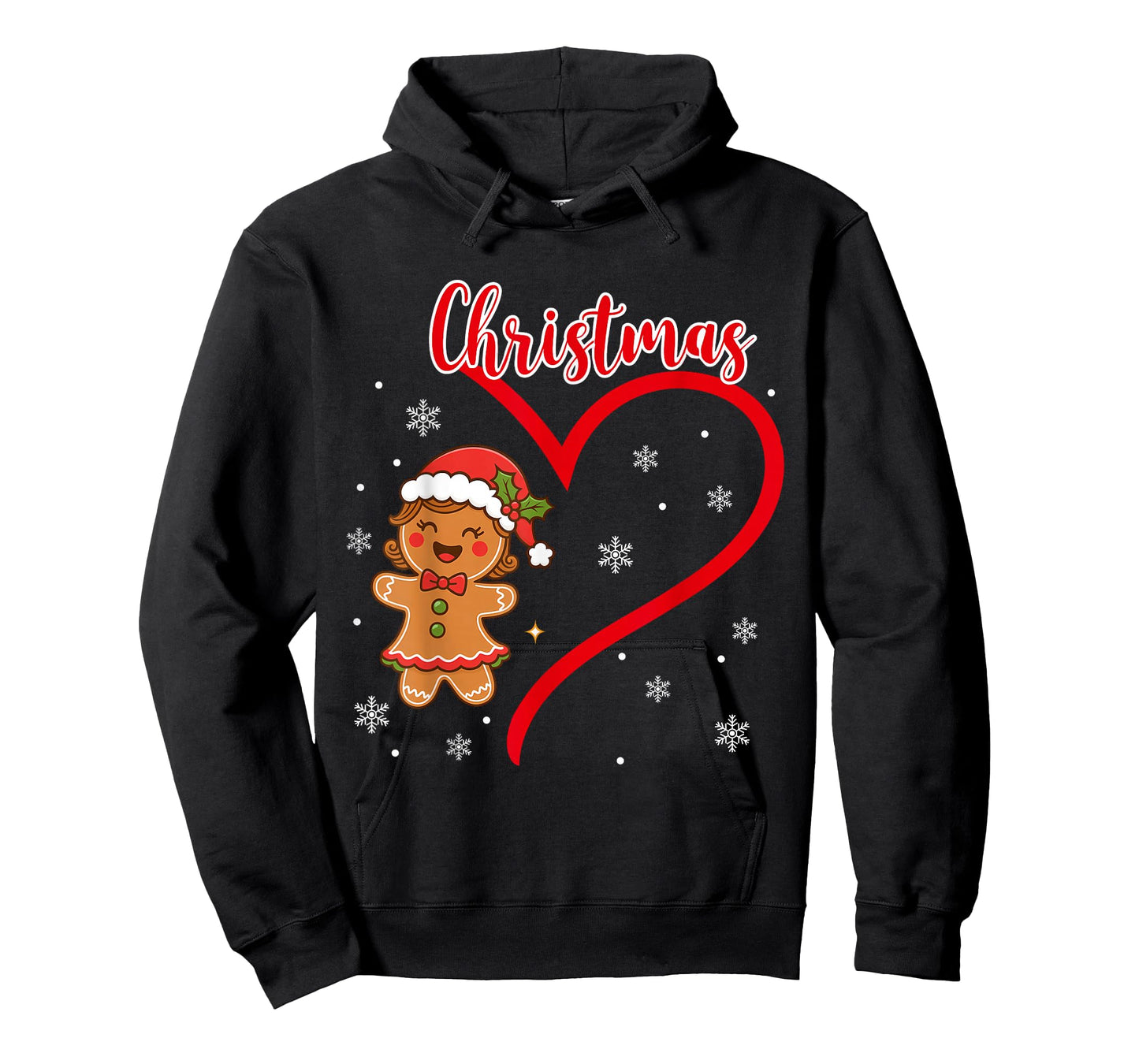 Merry Christmas Gingerbread Couple Christmas Pajama Matching T-Shirt