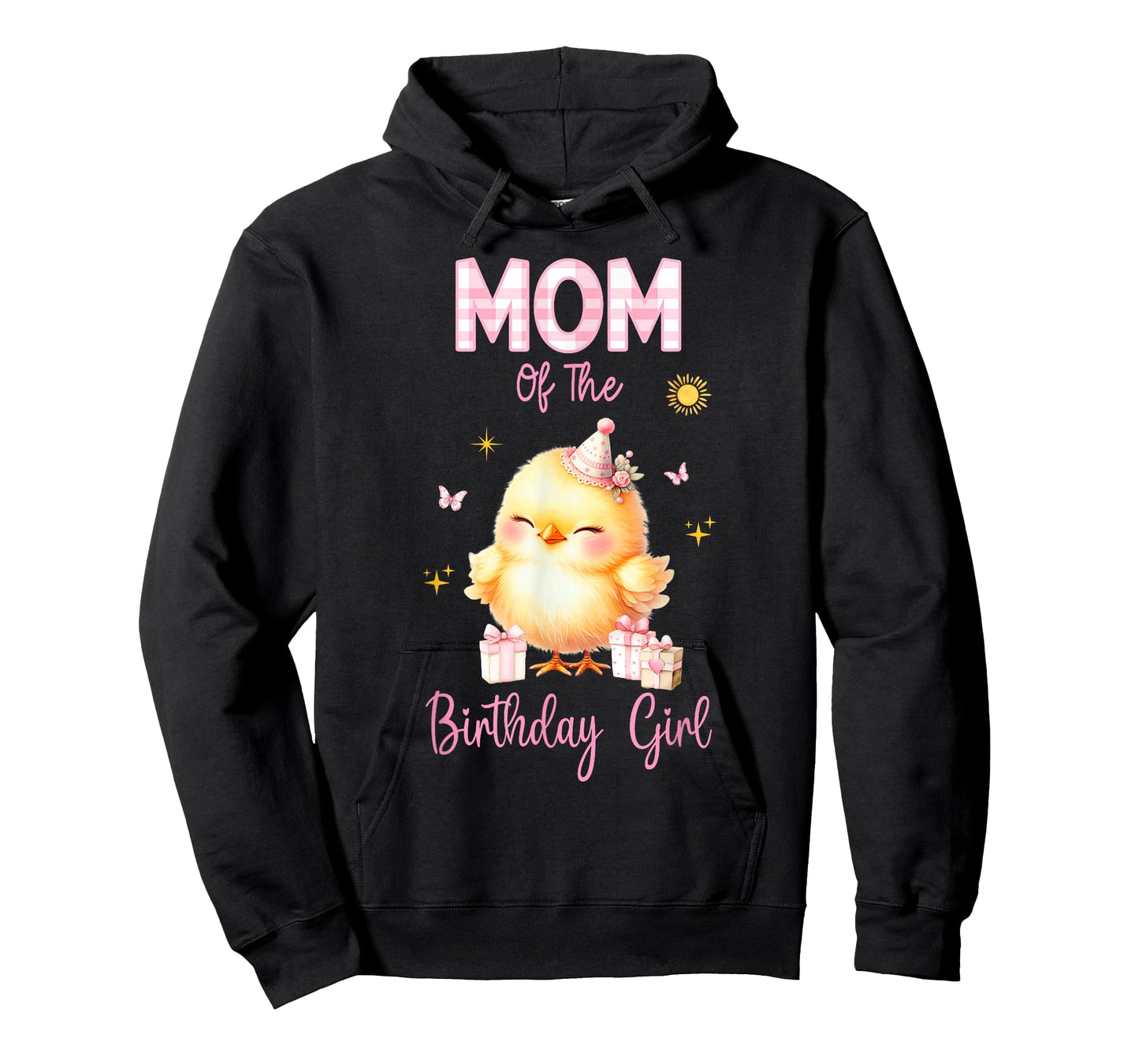 Cute Chick Birthday Girl Farm First Party Matching Family T-Shirt
