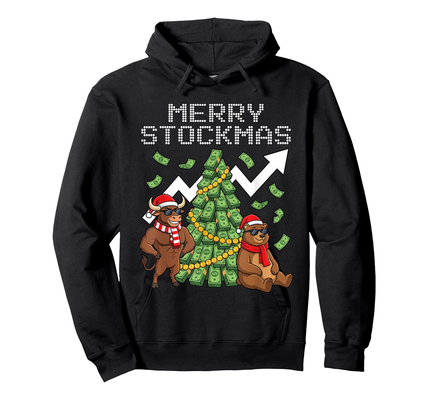 Investor Christmas Men Women Kids Funny Stock Market T-Shirt