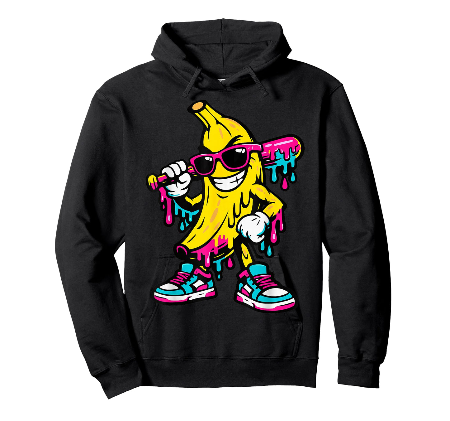 Funny Banana Baseball Drip T-Shirt