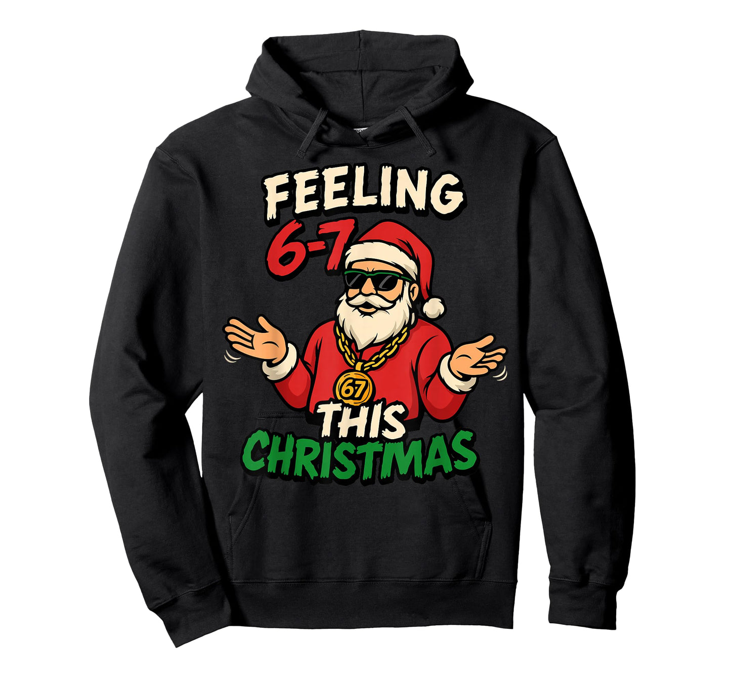 Funny Christmas 6-7 67 Six Seven Christmas Kids Teen Boys T-Shirt