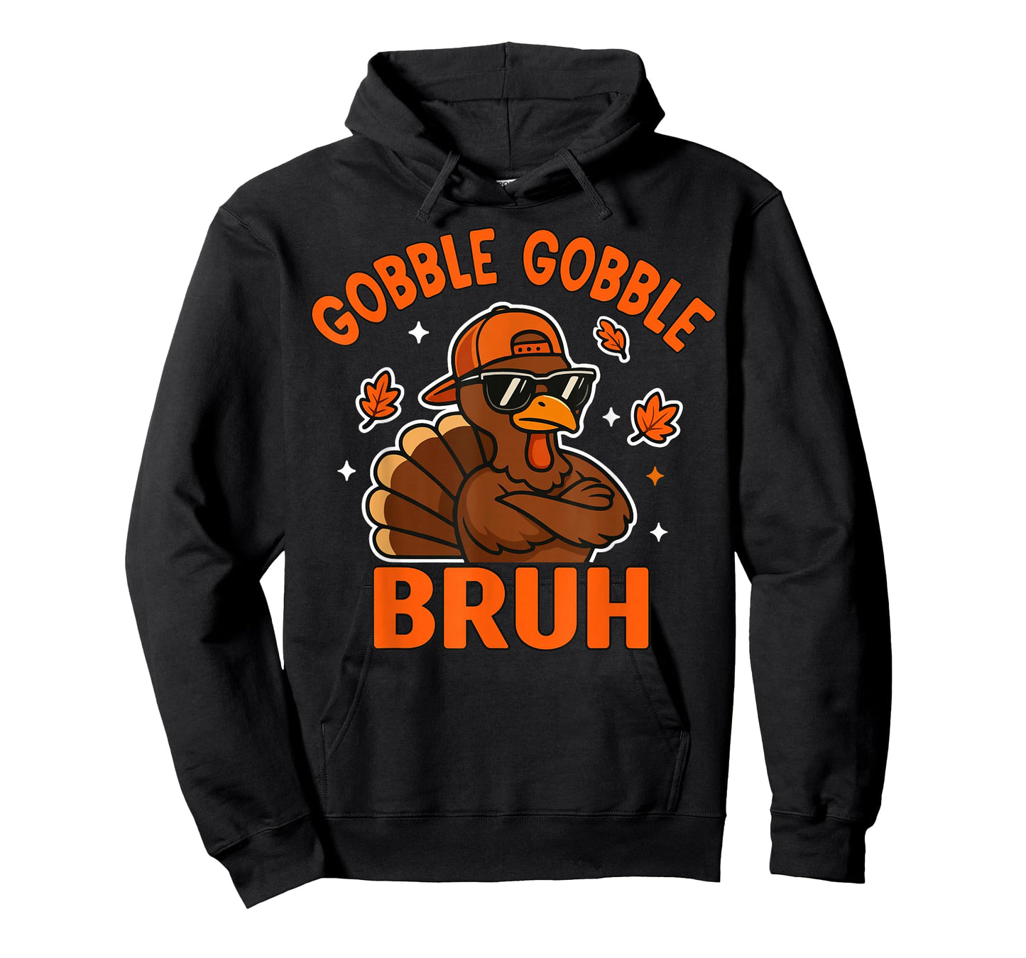 Bruh Thanksgiving Turkey Gobble Shirt Kids Teens Boys Funny T-Shirt