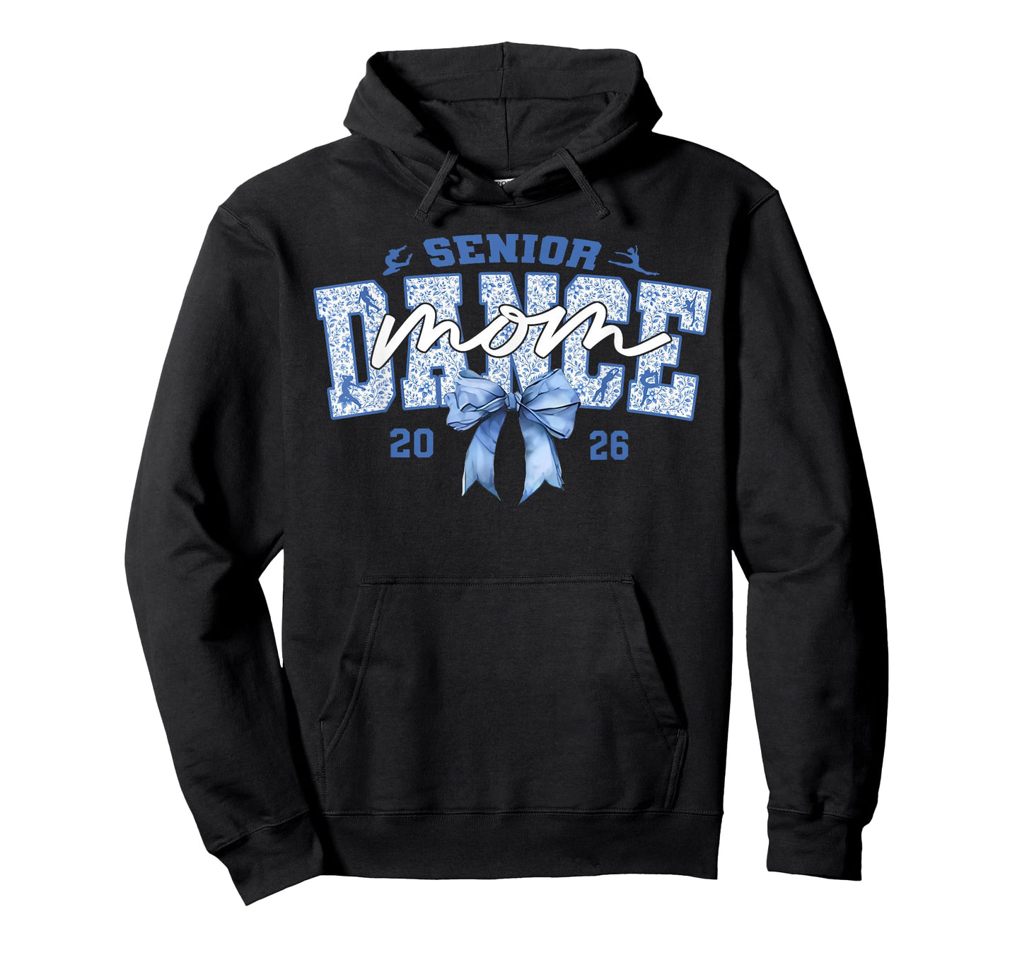 Blue Dance Senior Mom 2026 Coquette Ballet Dancing Mama T-Shirt