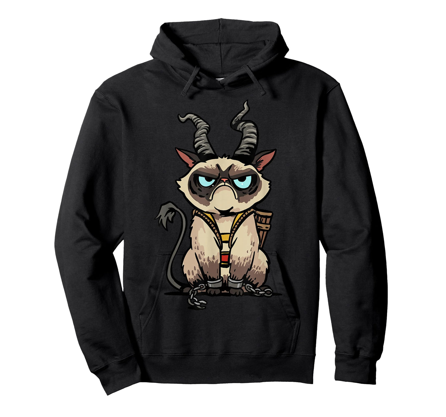 Krampus Cat Christmas Evil Monster Jolly Kitten Creepy Xmas T-Shirt