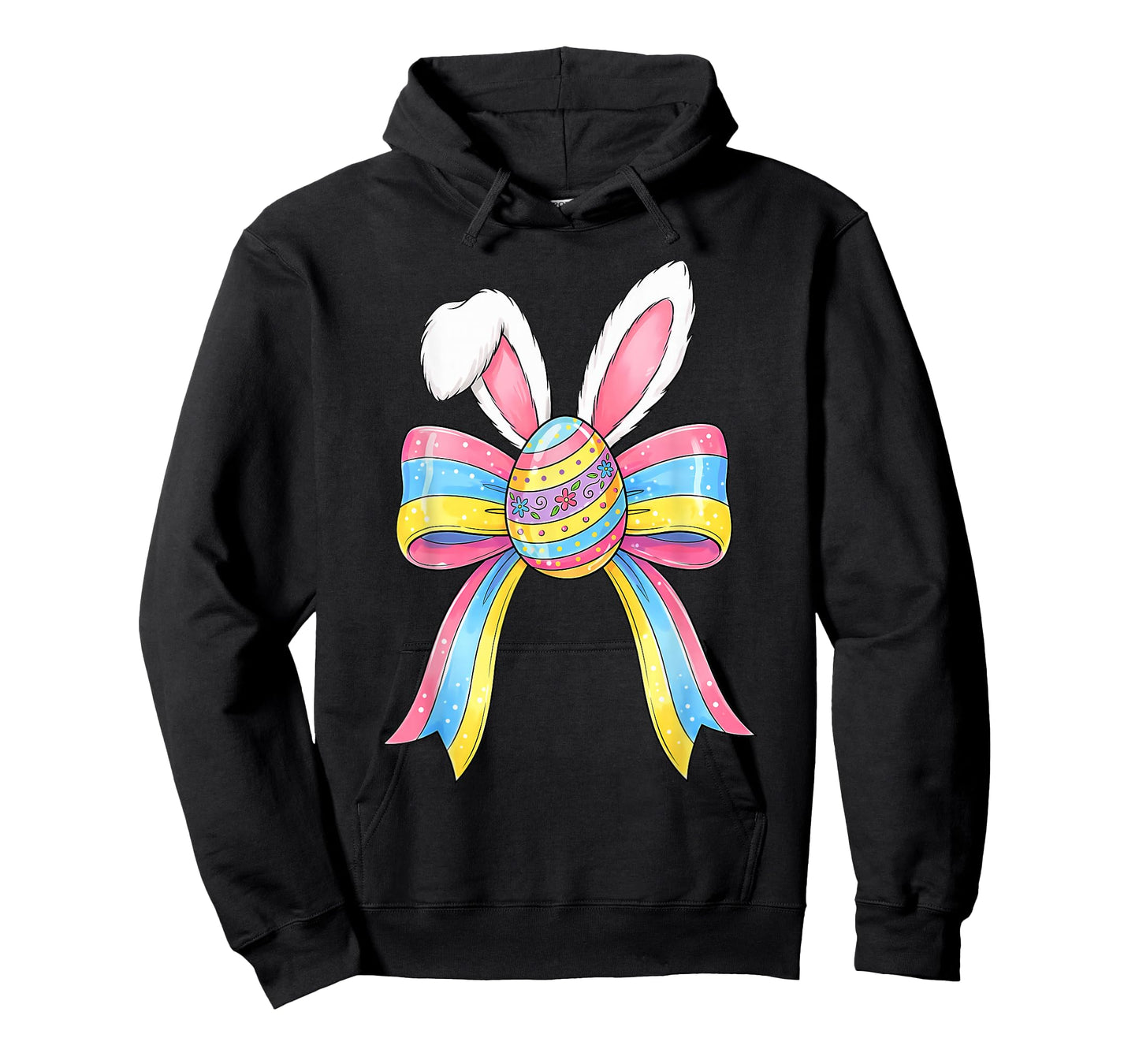 Girls Easter Cute Coquette Bow Egg Easter Kids Girls Women T-Shirt
