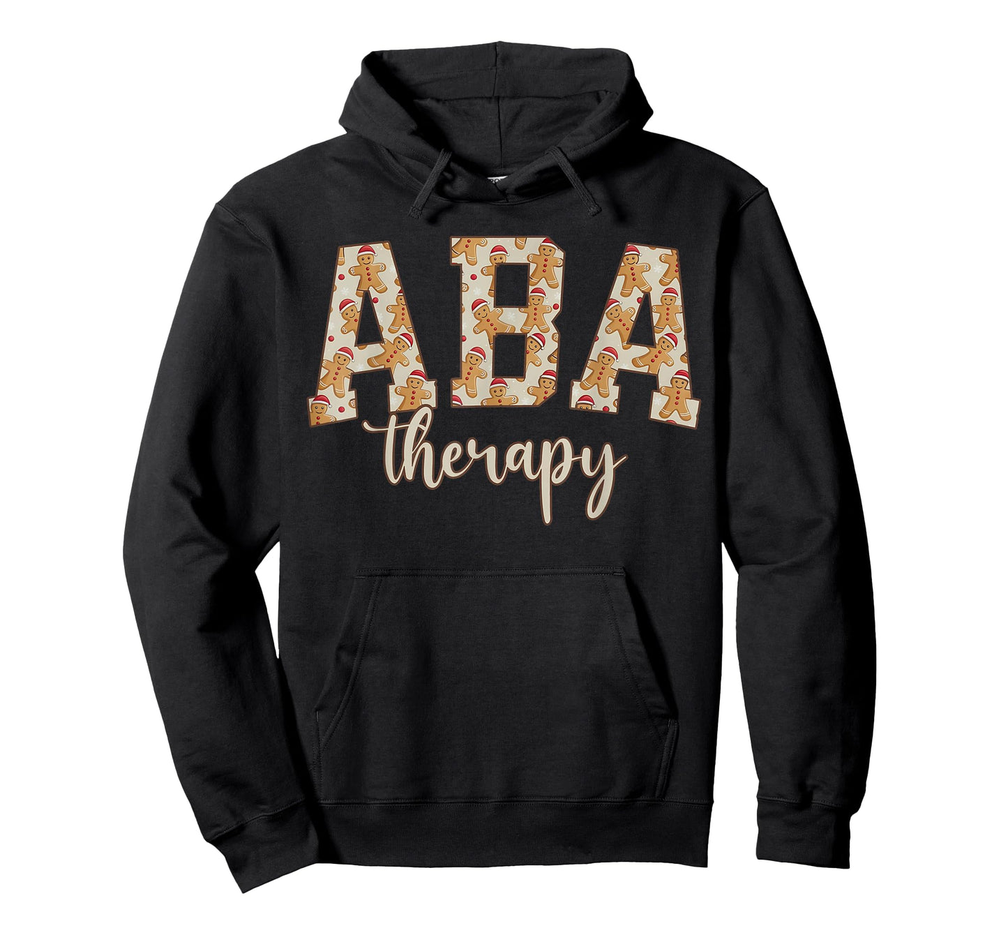 ABA Therapy Gingerbread Man Behavior Analyst Christmas RBT T-Shirt