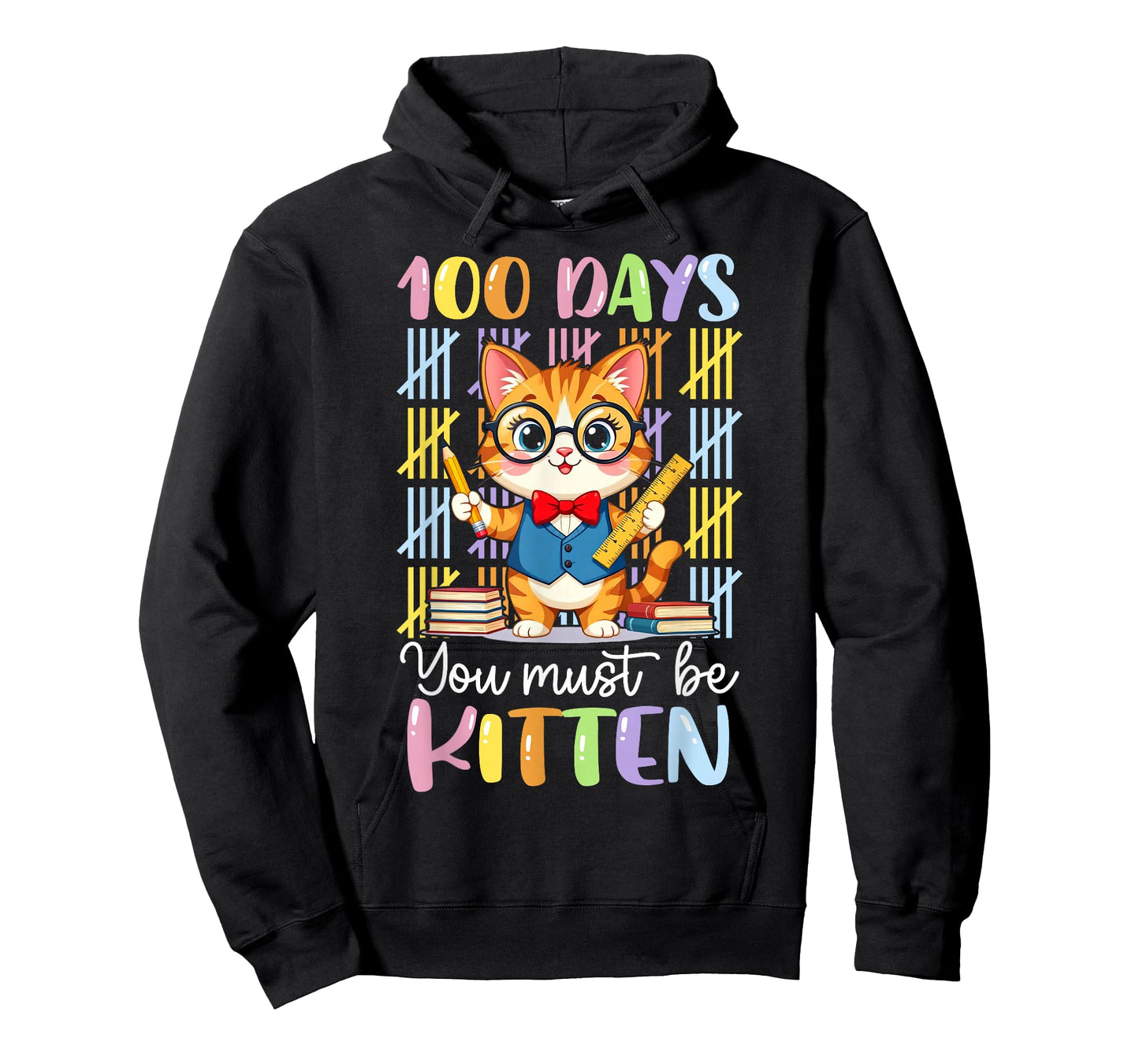 100 Days of School You Must Be Kitten Cat 100 Days of School T-Shirt