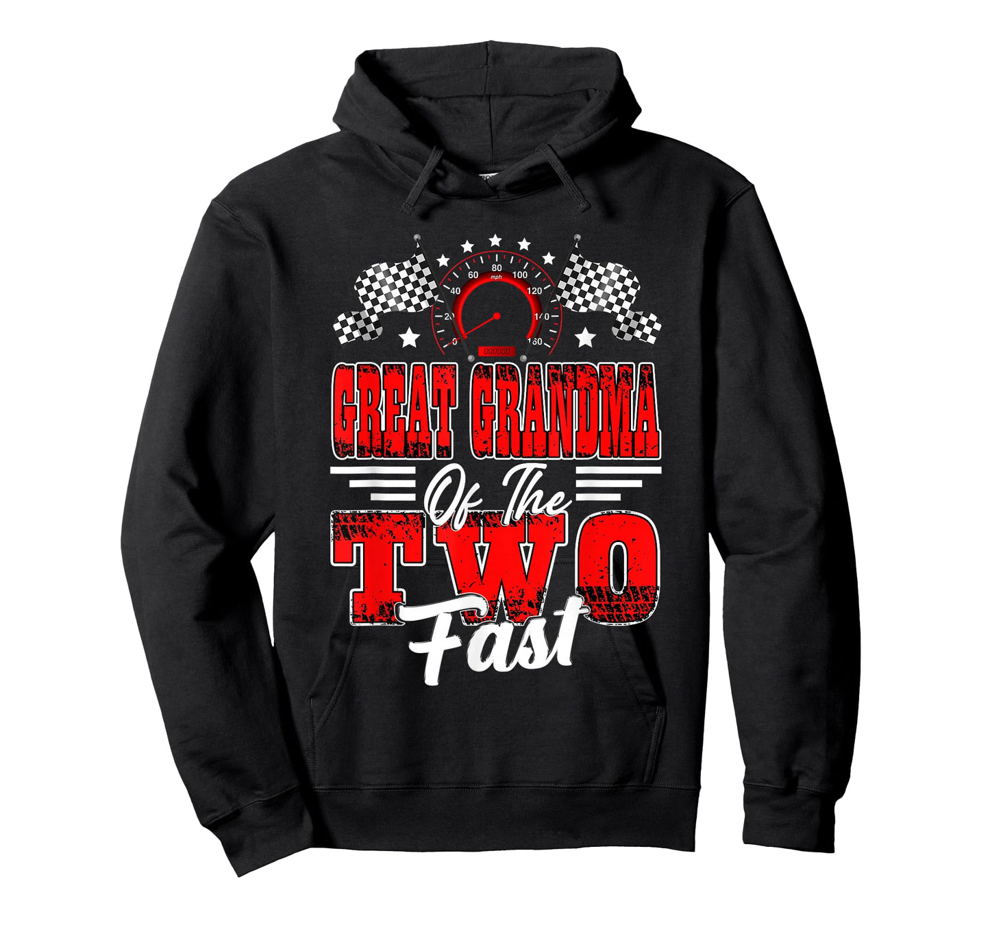 Great Grandma of The Two Fast 2nd Birthday Racing Car T-Shirt
