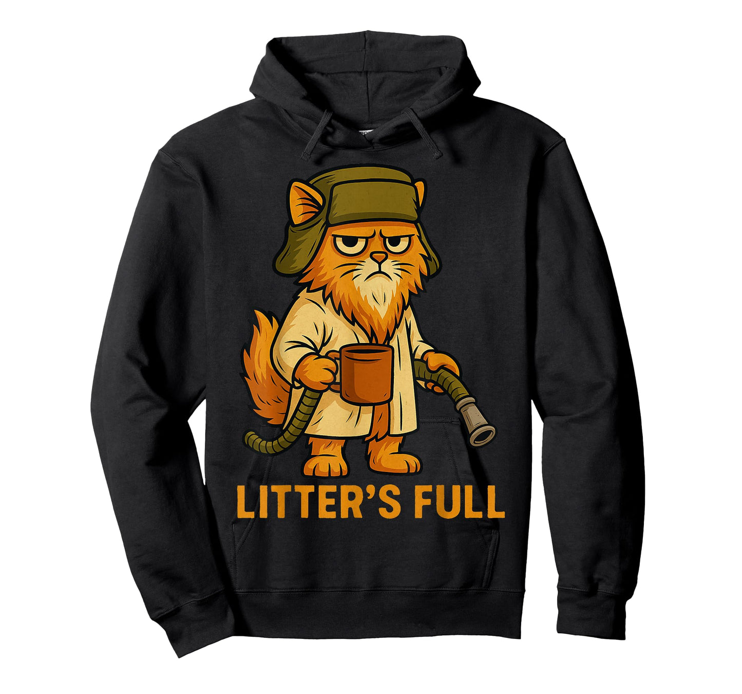 Litter’s Full Funny Cat Lovers Christmas Xmas T-Shirt