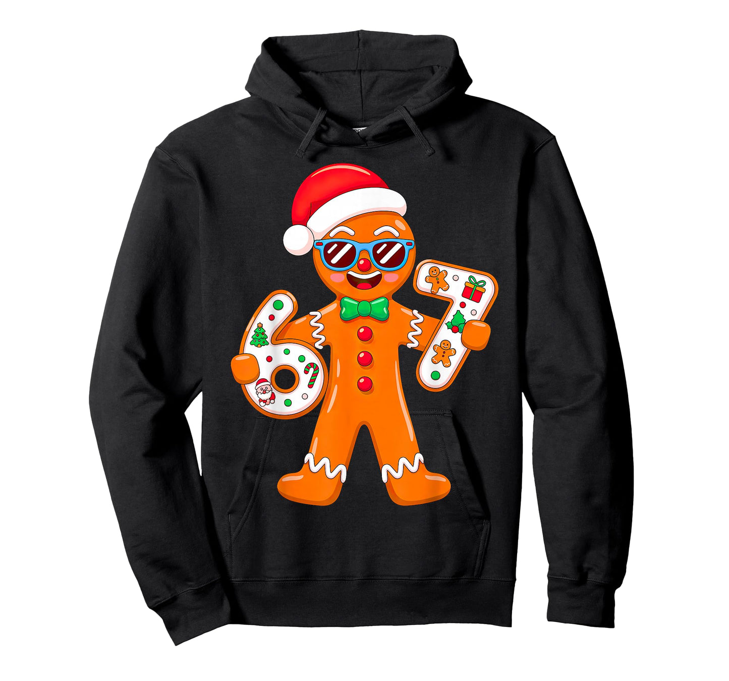 Gingerbread Six Seven 67 Gingerbread Man Xmas T-Shirt