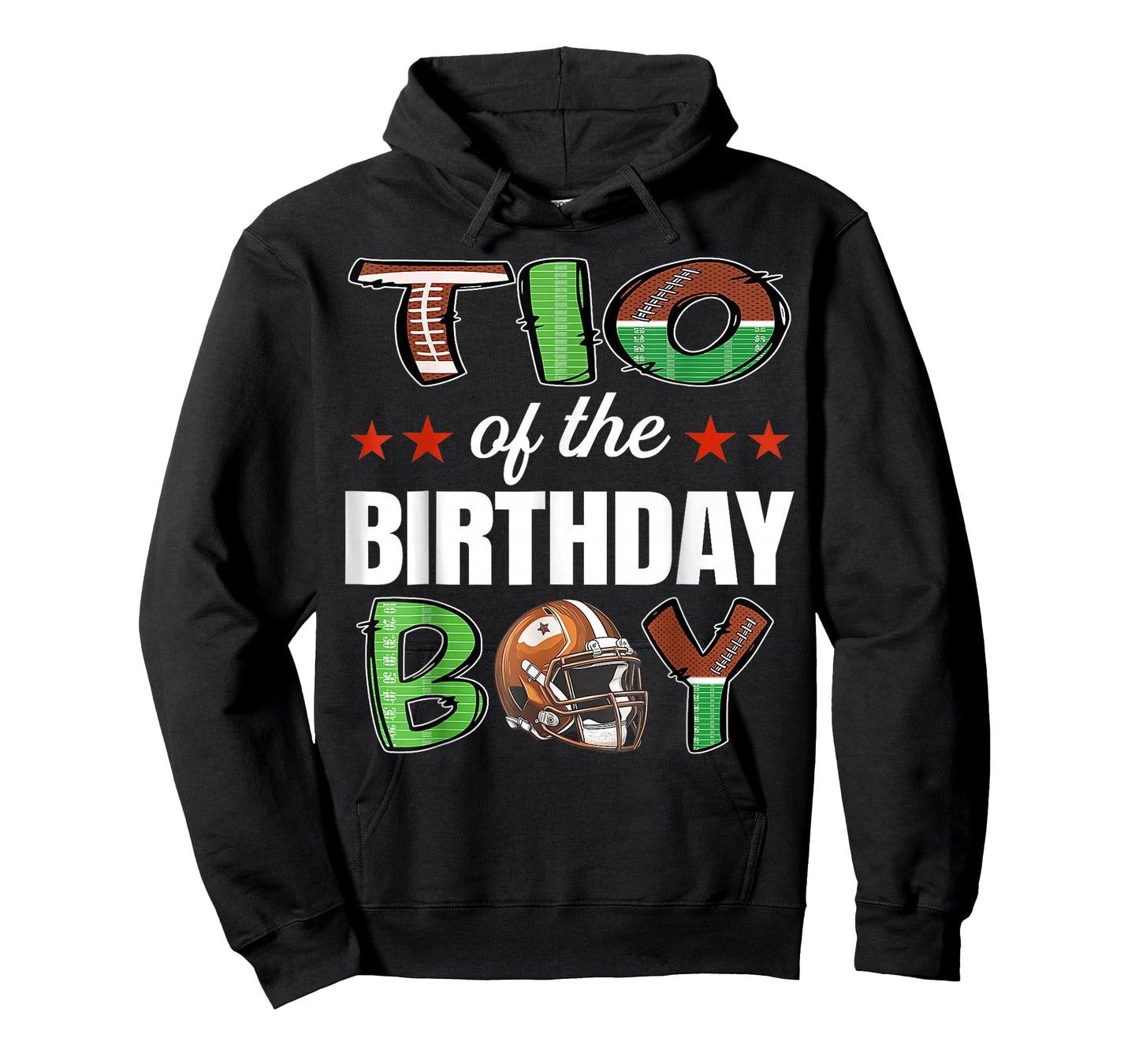 TIO of The Birthday Boy Football Family Matching T-Shirt
