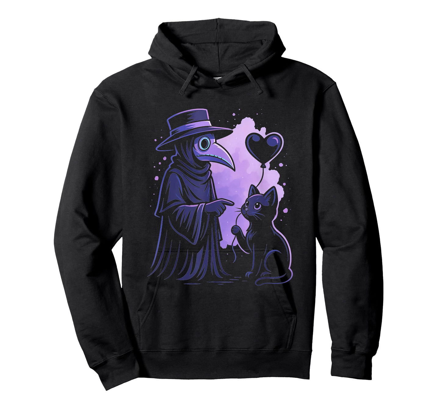 Goth Plague Doctor Cat Pastel Goth Men Women Kids Gothic T-Shirt
