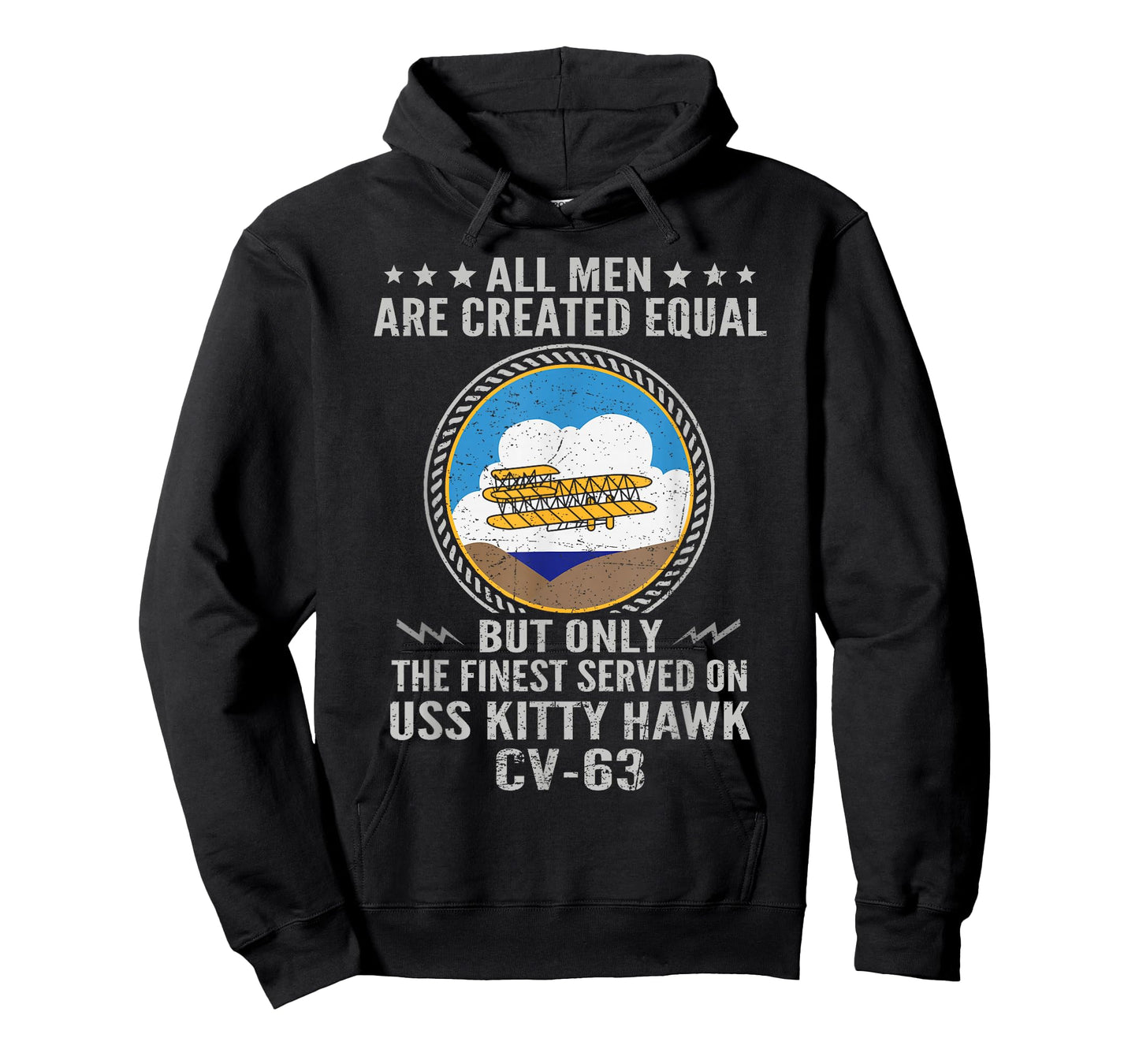 Only Finest Served On USS Kitty Hawk CV-63 Aircraft Carrier T-Shirt