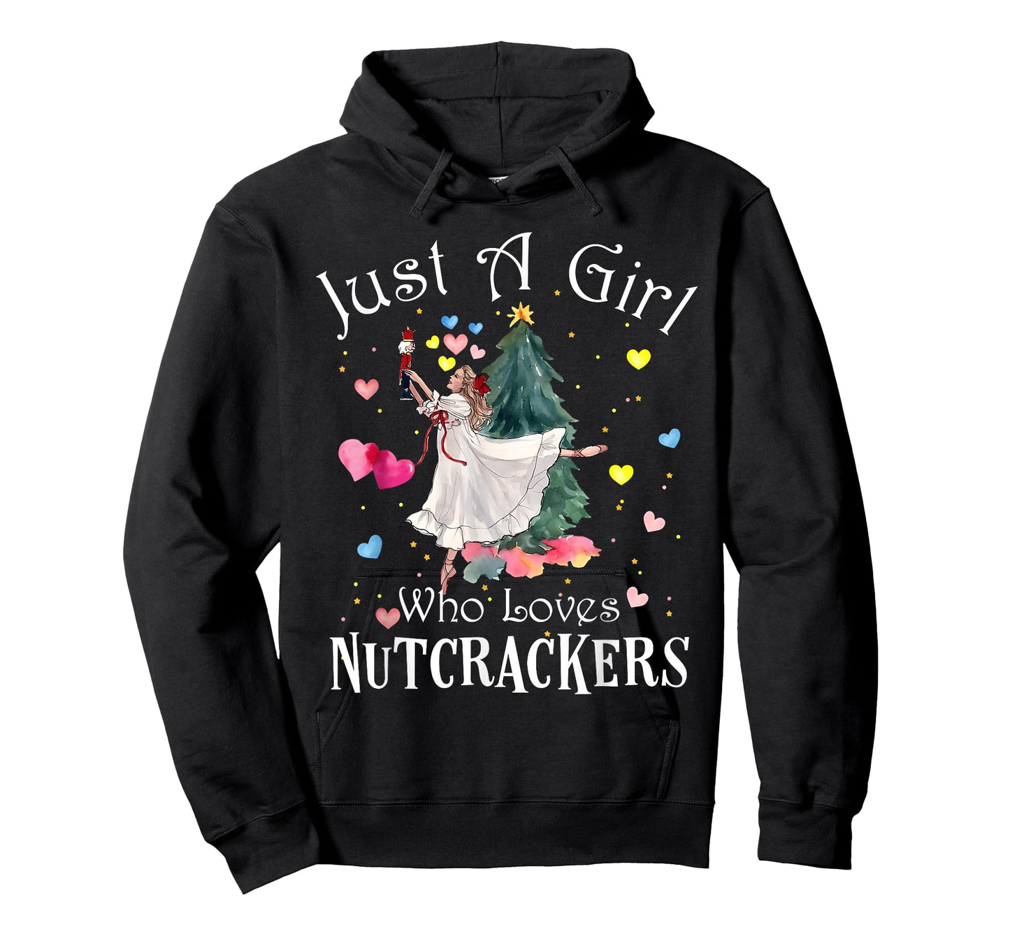 Just A Girl Who Loves Nutcrackers Funny Ballet Christmas T-Shirt