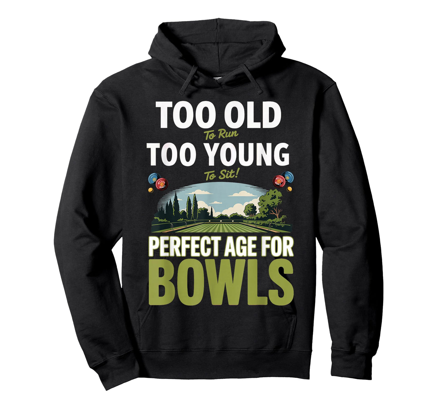 Lawn Bowls Outfit Idea for Men Lawn Bowling Themed T-Shirt