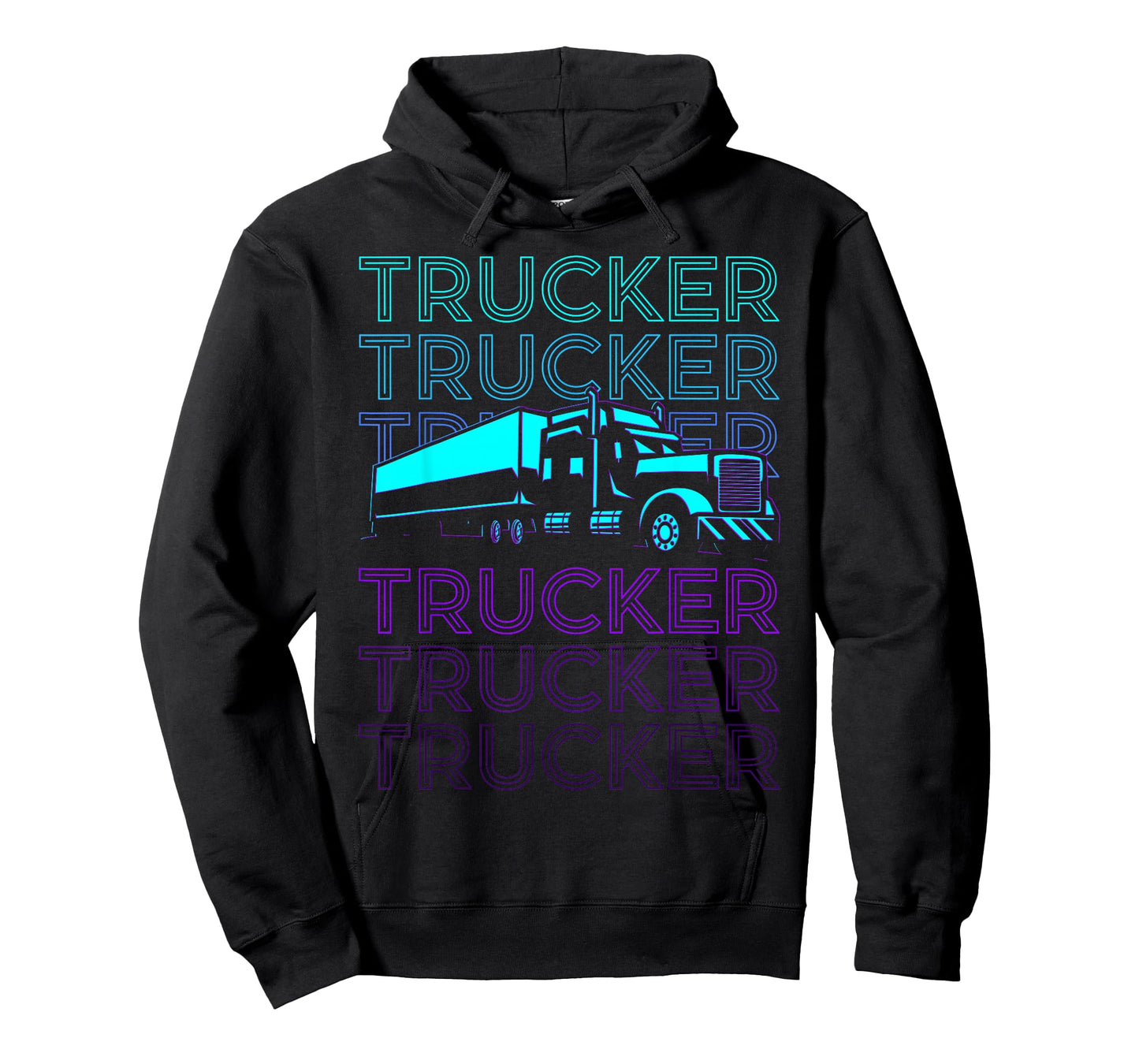 Trucker Truck Driver Retro T-Shirt