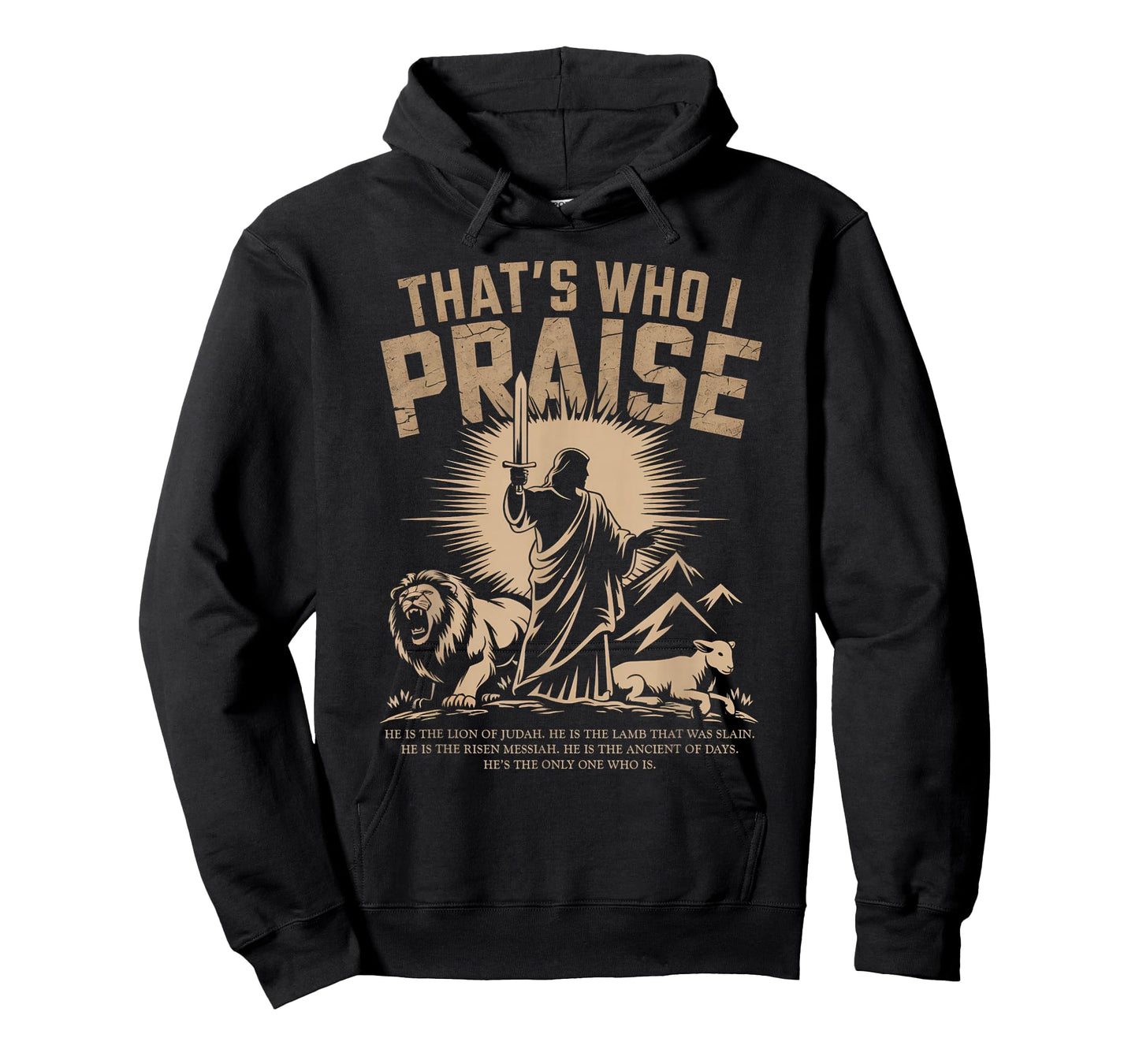 That's Who I Praise Tshirt Jesus Christian Lake God Church T-Shirt