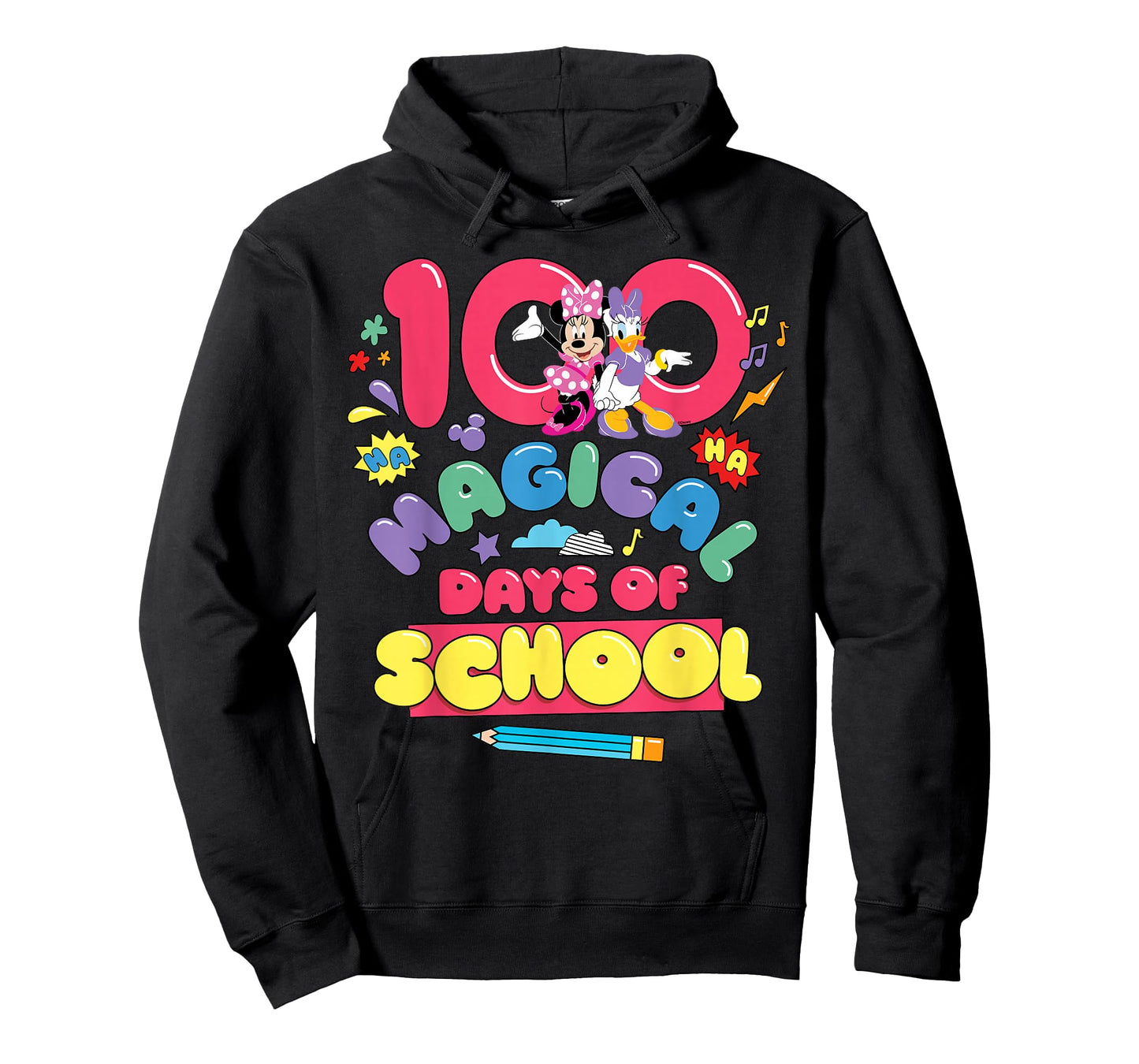Disney Minnie & Daisy 100 Magical Days of School 100th Day T-Shirt