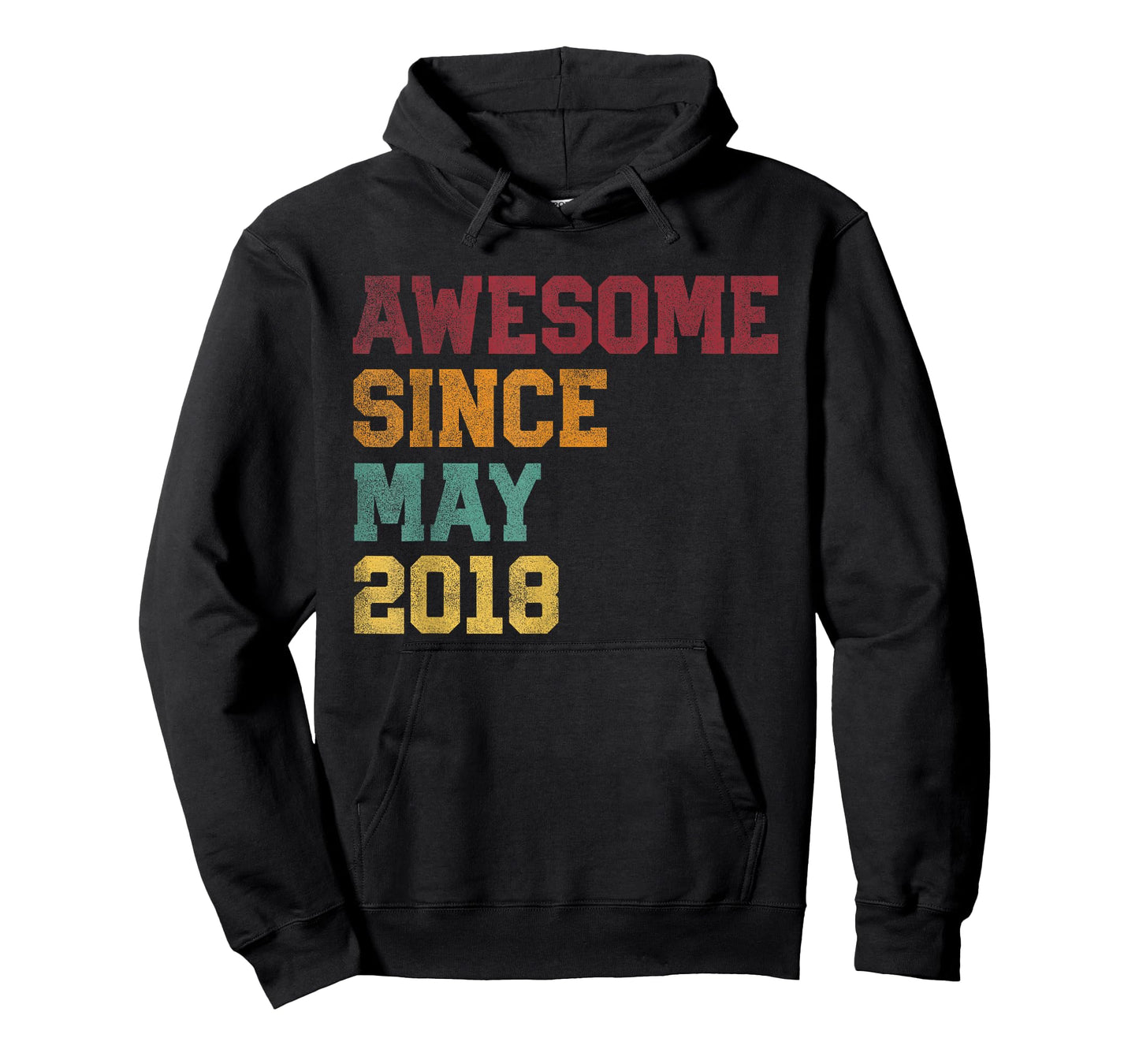 Awesome Since May 2018 8th Birthday 8 Years Old - Retro T-Shirt