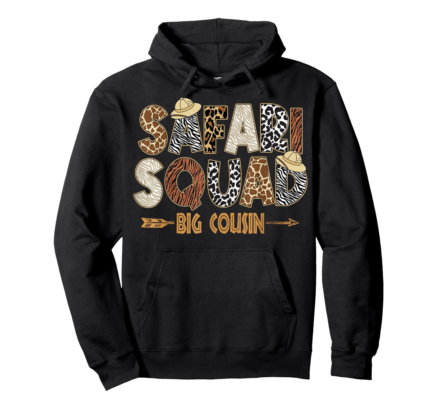 Safari Zoo Safari Squad Big Cousin of Birthday Boy Girl T-Shirt