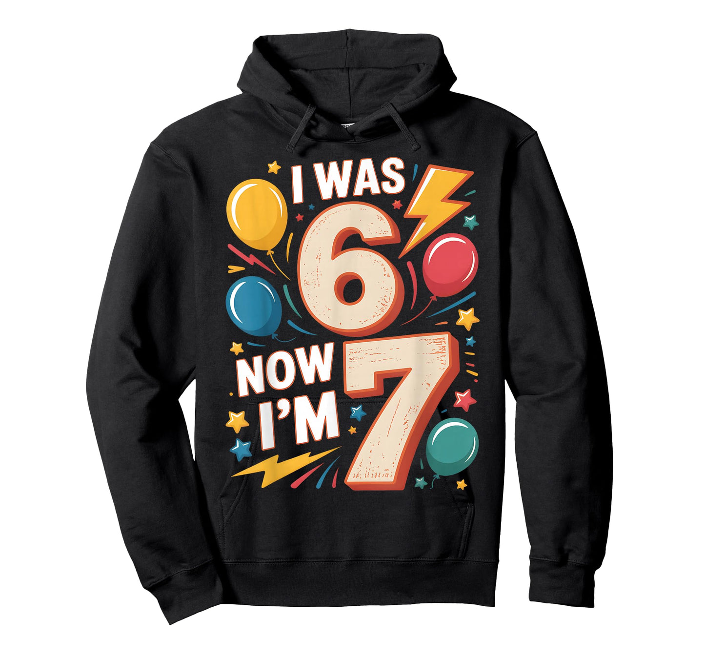 I was 6 Now I'm 7 Seven Year Old 67 Meme Funny 7th Birthday T-Shirt