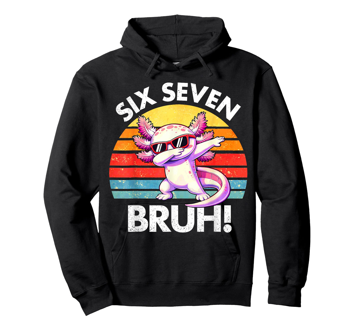 Axolotl Dabbing 67 Six Seven Meme 6 7 Boys Girls Teens T-Shirt