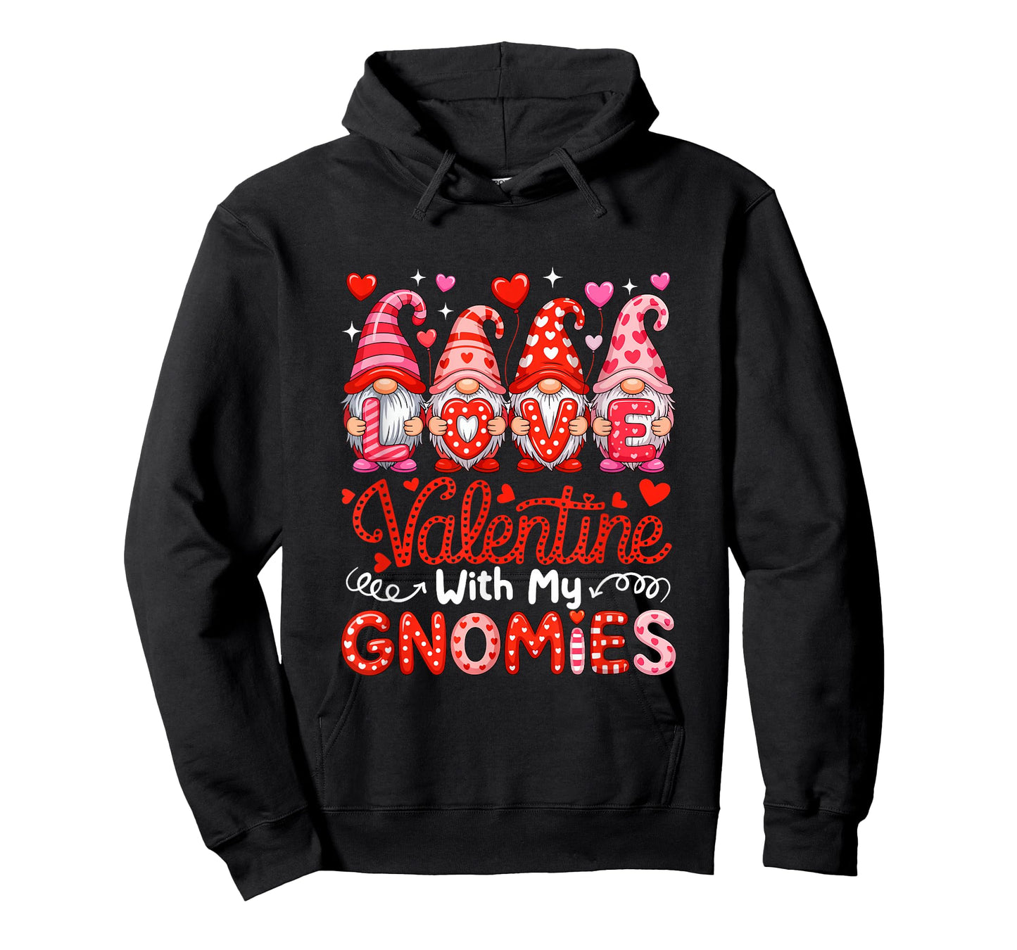 Love Valentine with My Gnomies Group Gnomes Cute Hearts T-Shirt