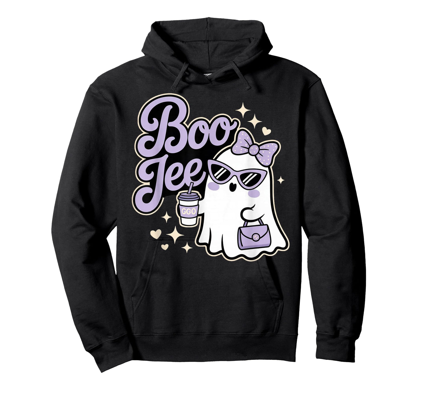 Bo JEE Cute Ghost Pastel Spooky Kawaii Boo-JEE Ghost T-Shirt