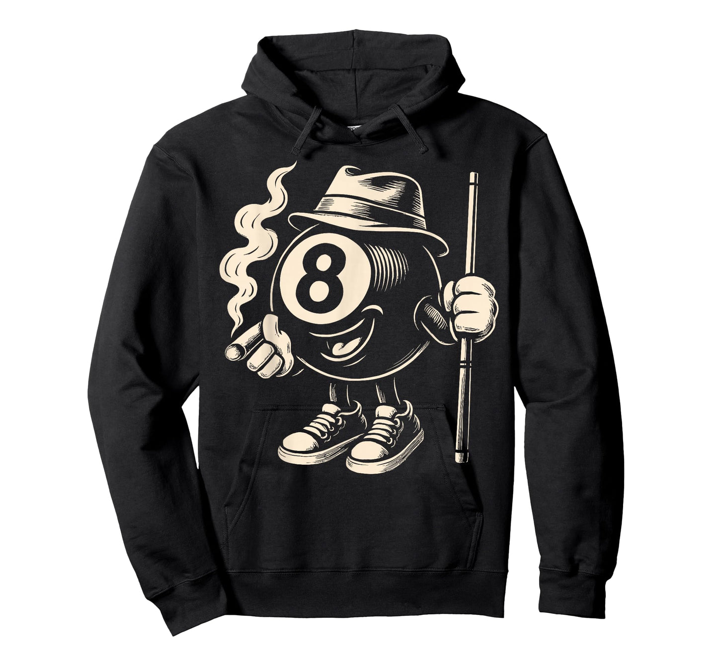 Billards 8 Ball Graphic Pool Billiard Player T-Shirt