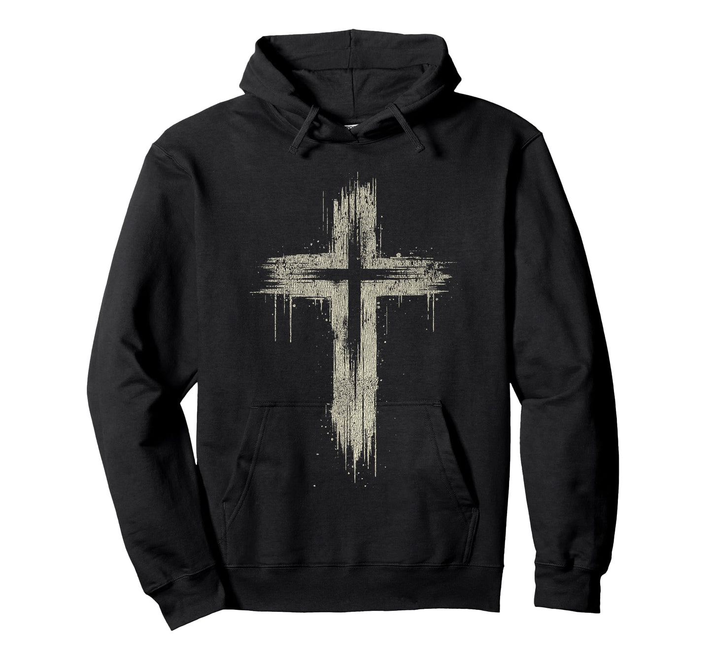 Vintage Retro Style Grunge Christian Cross T-Shirt