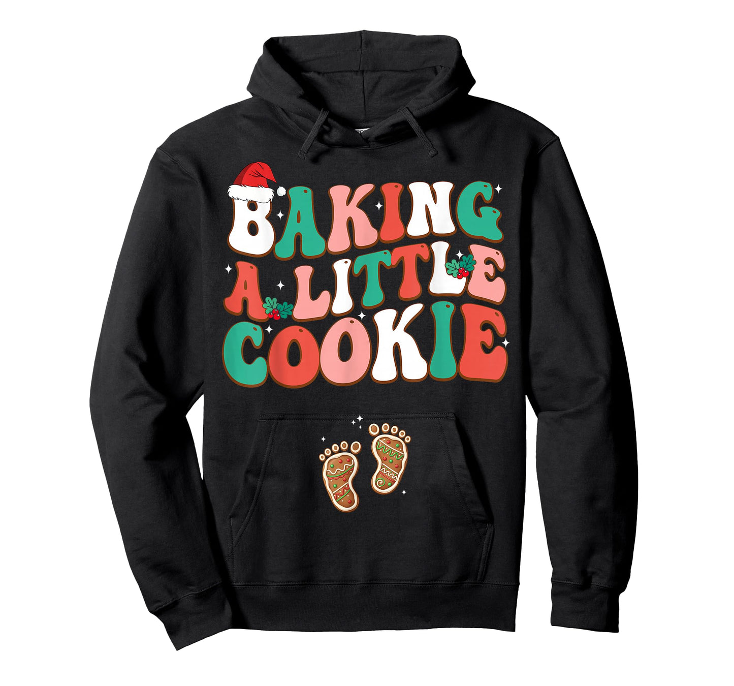 Baking A Little Cookie Cute Christmas Pregnancy Announcement T-Shirt