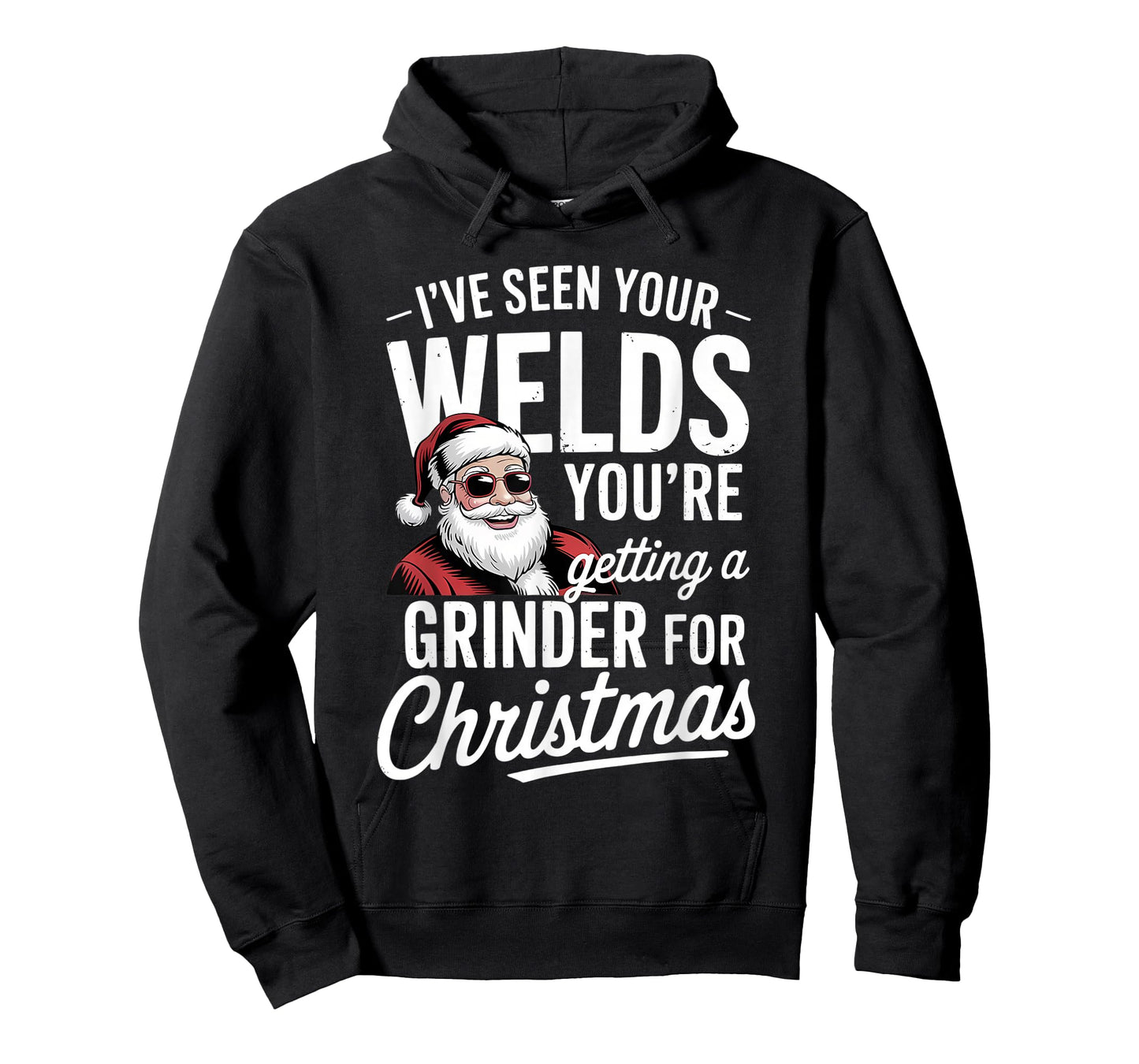 Welder Christmas Funny Grinder Welding Holiday Joke T-Shirt
