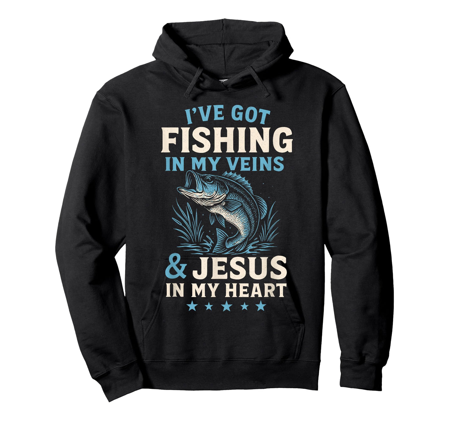 I've Got Fishing in My Veins & Jesus in My Heart T-Shirt