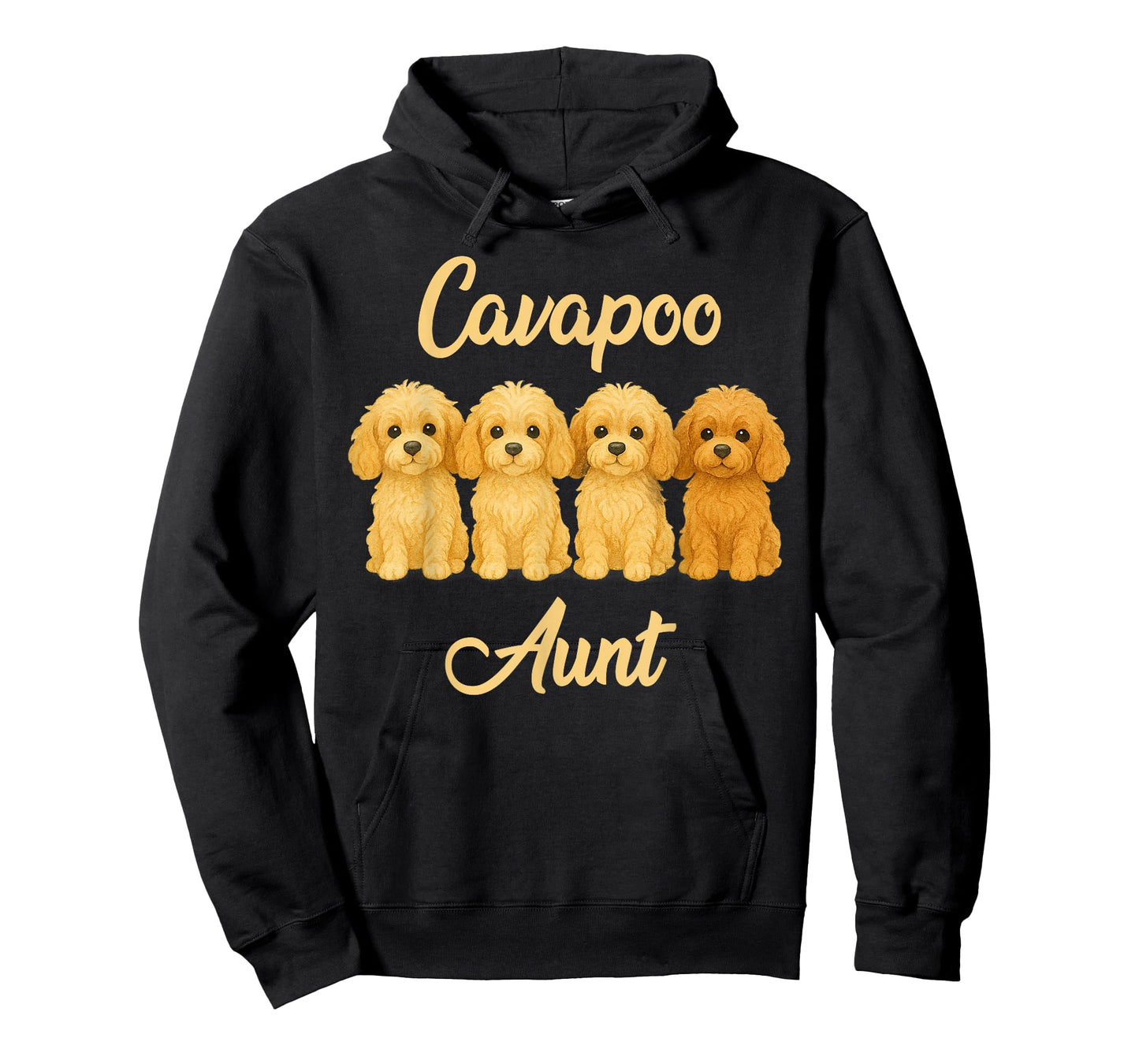 Cavapoo Aunt Cute Dog Lover Gift Funny Women Puppy Owner T-Shirt