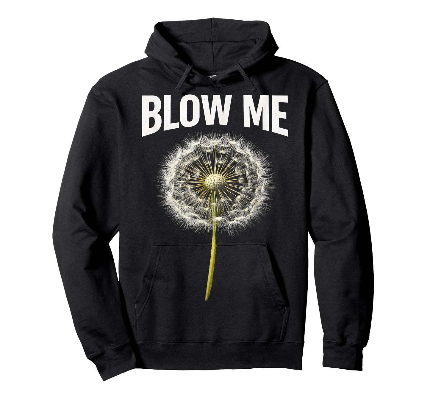 Funny Dandelion Flower Sarcastic Humor Quote Vintage Blow Me T-Shirt