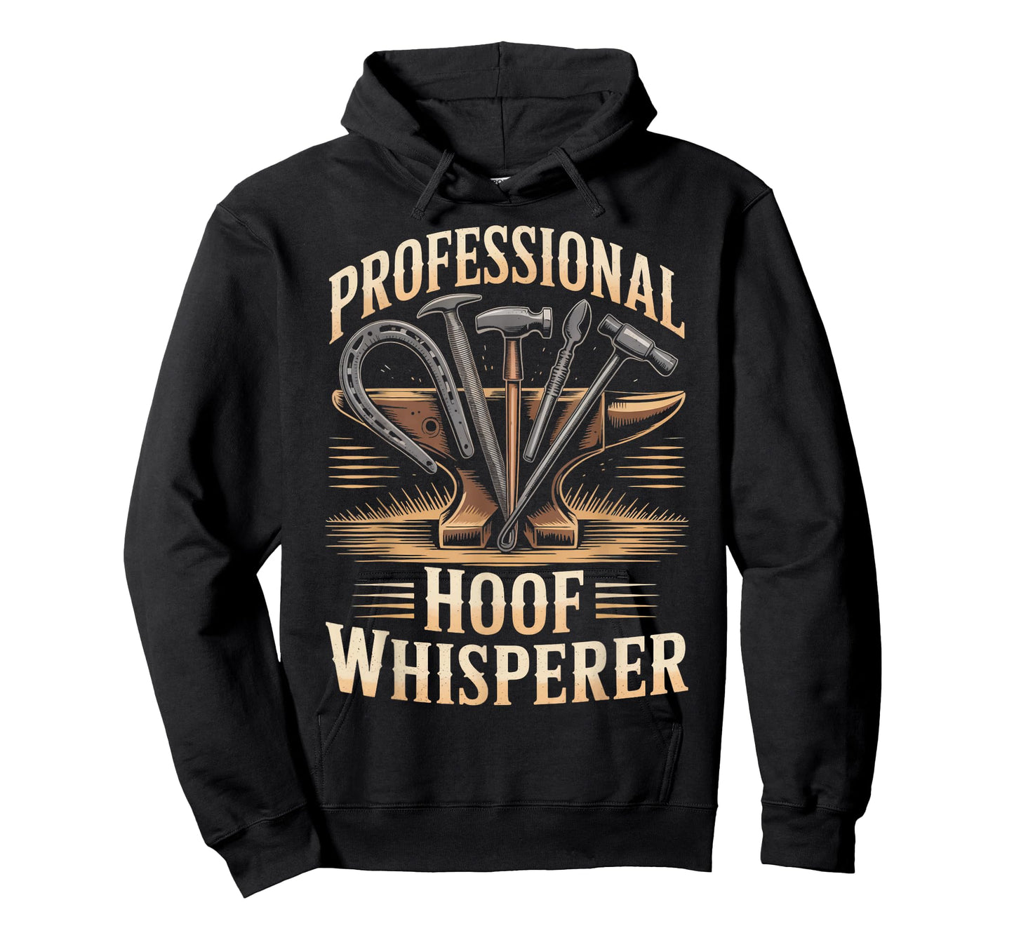 Hoof Whisperer Horse Shoeing Horseshoer Blacksmith Farrier T-Shirt
