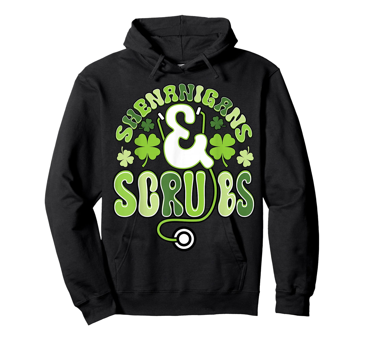 St Patricks Day Nurse Shenanigans and Scrubs Nursing Student T-Shirt