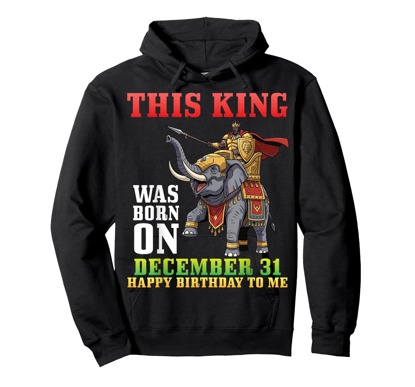 This King was Born On December 31 Happy Birthday to Me You T-Shirt