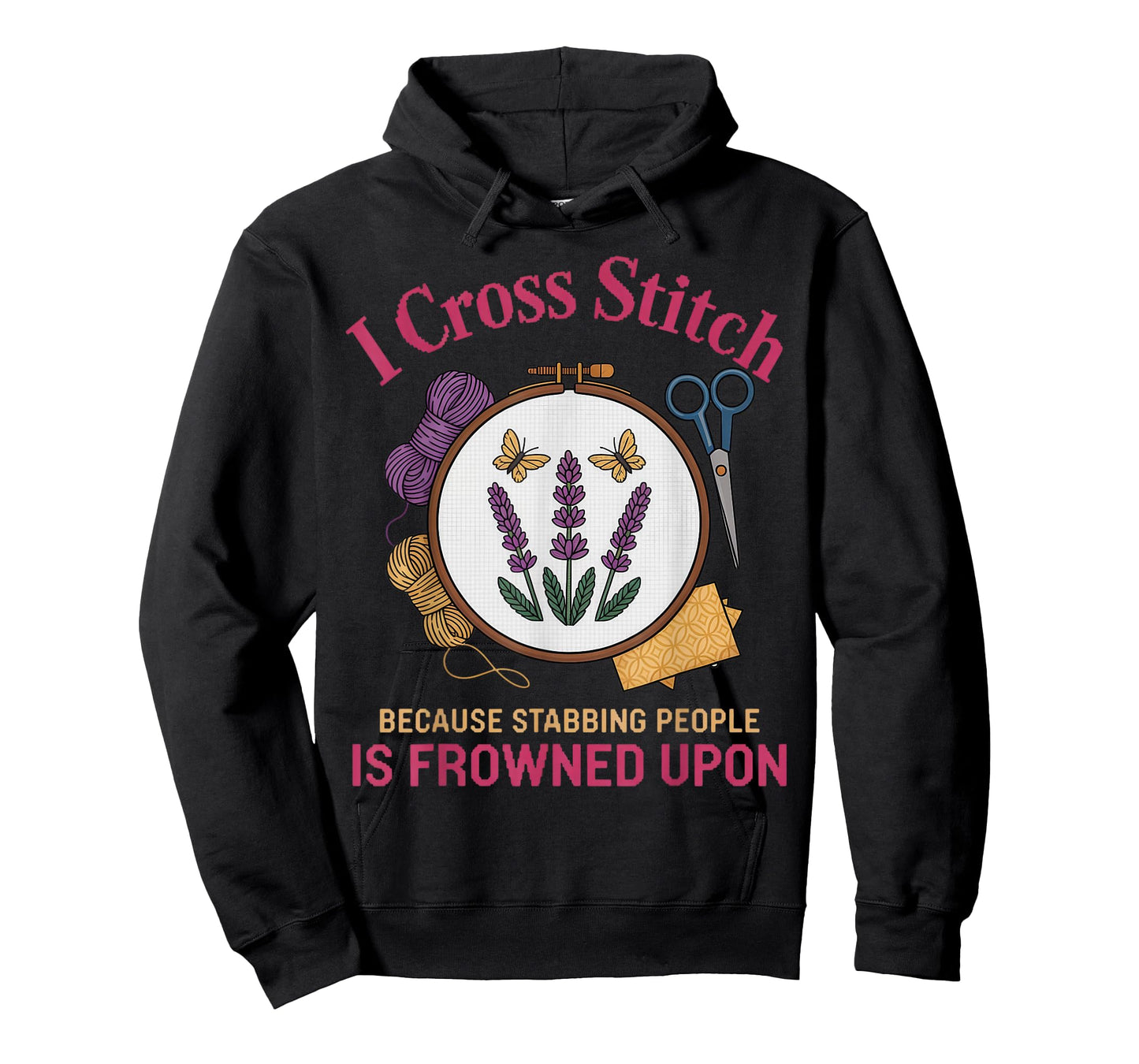 Stitcher Quilts Crocheting Funny Cross Stitch T-Shirt