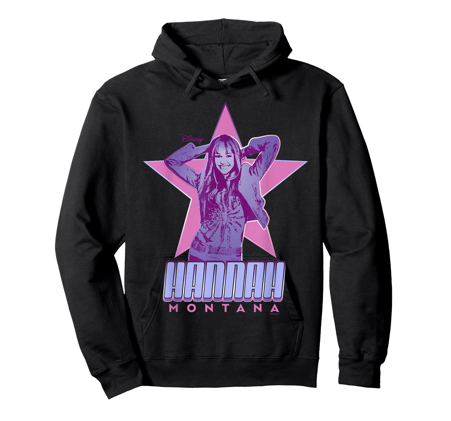 Disney Hannah Montana Star Purple Cute T-Shirt