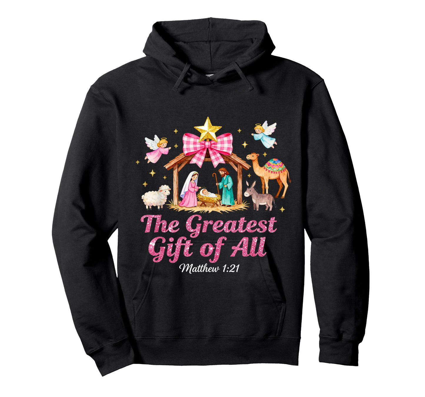 Religious Faith Christmas Coquette T-Shirt